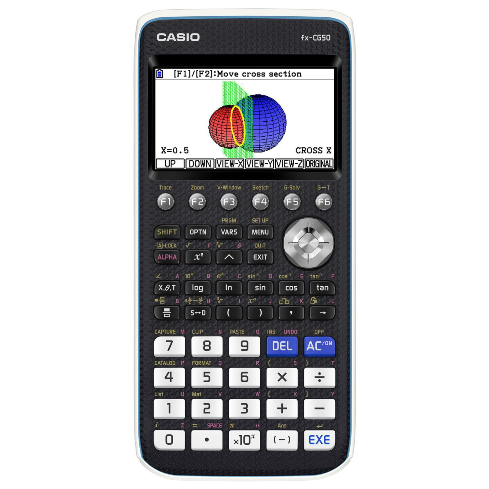 Casio FX-CG50 Pocket Graphic Calculator 15 Digits Flash Rechargeable Battery Black