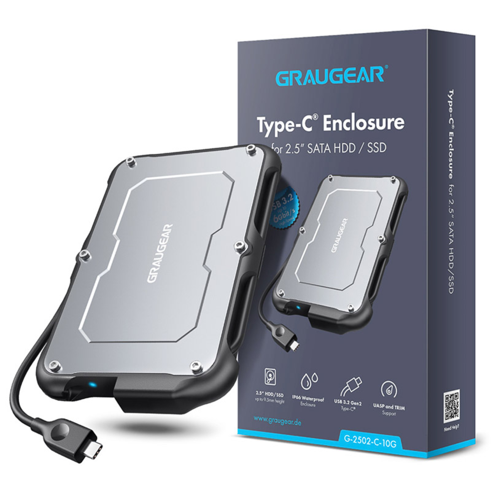 grayGEAR External Fixed Housing 2.5