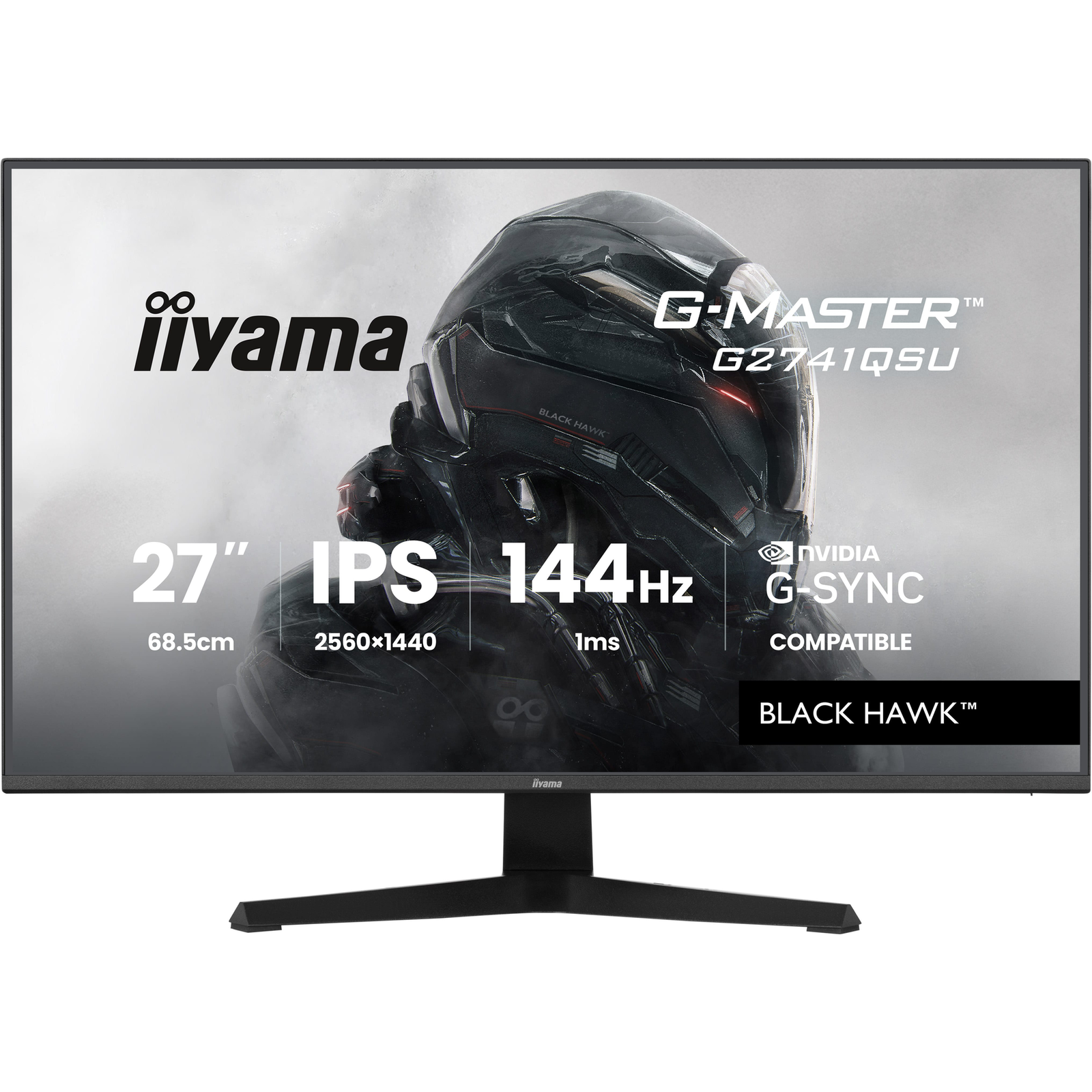 Iiyama G-Master G2741QSU-B1 QHD Ga Flat Screen (TFT/LCD) 27inch