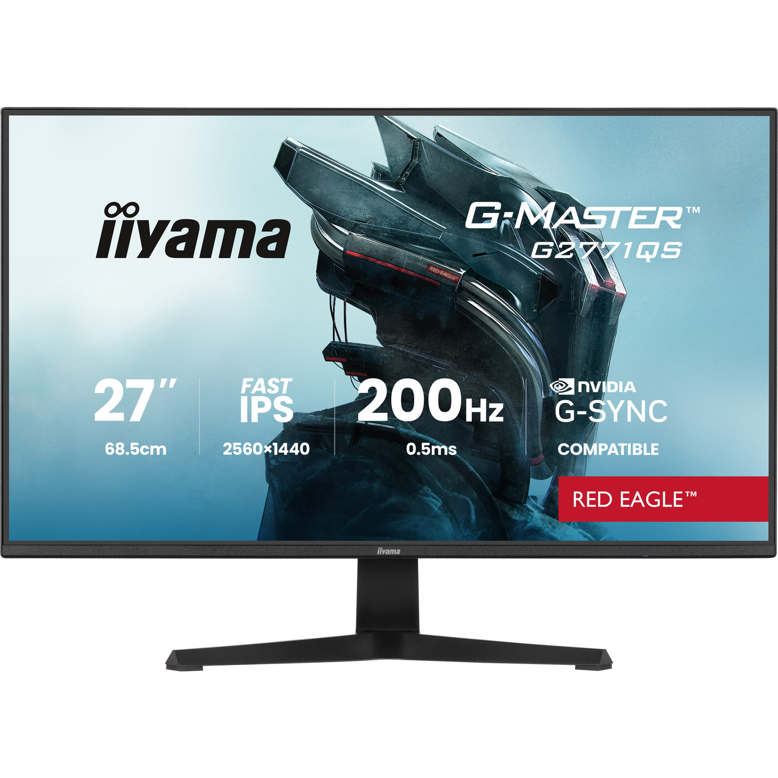 Iiyama G-MASTER Red Eagle G2771QS-B1 LED Monitor Gaming 69 Cm (27inch)