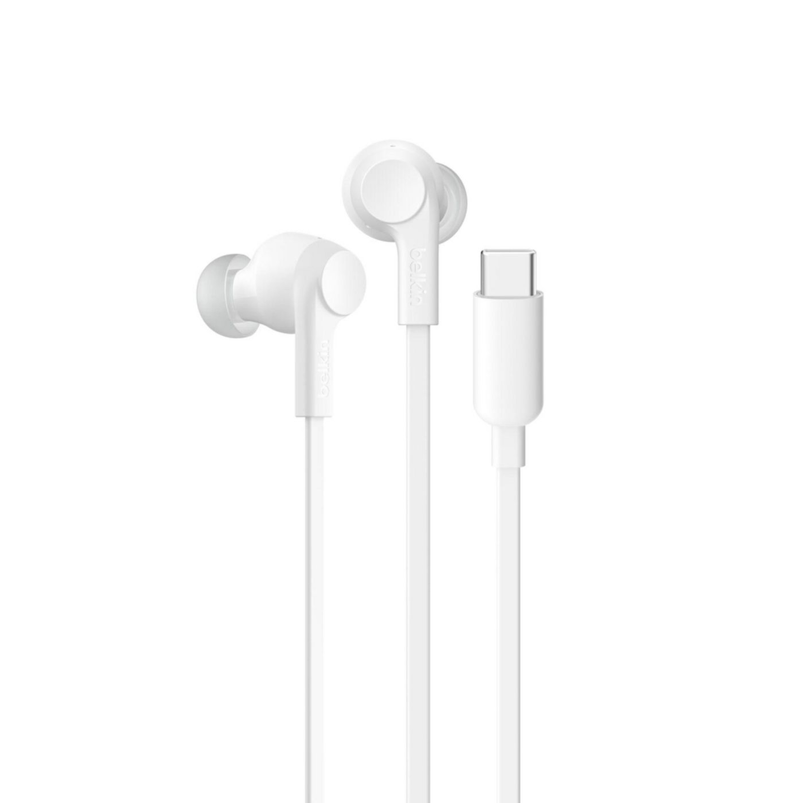Belkin SoundForm ANC Wired EARBUDS USB-C White Headphones