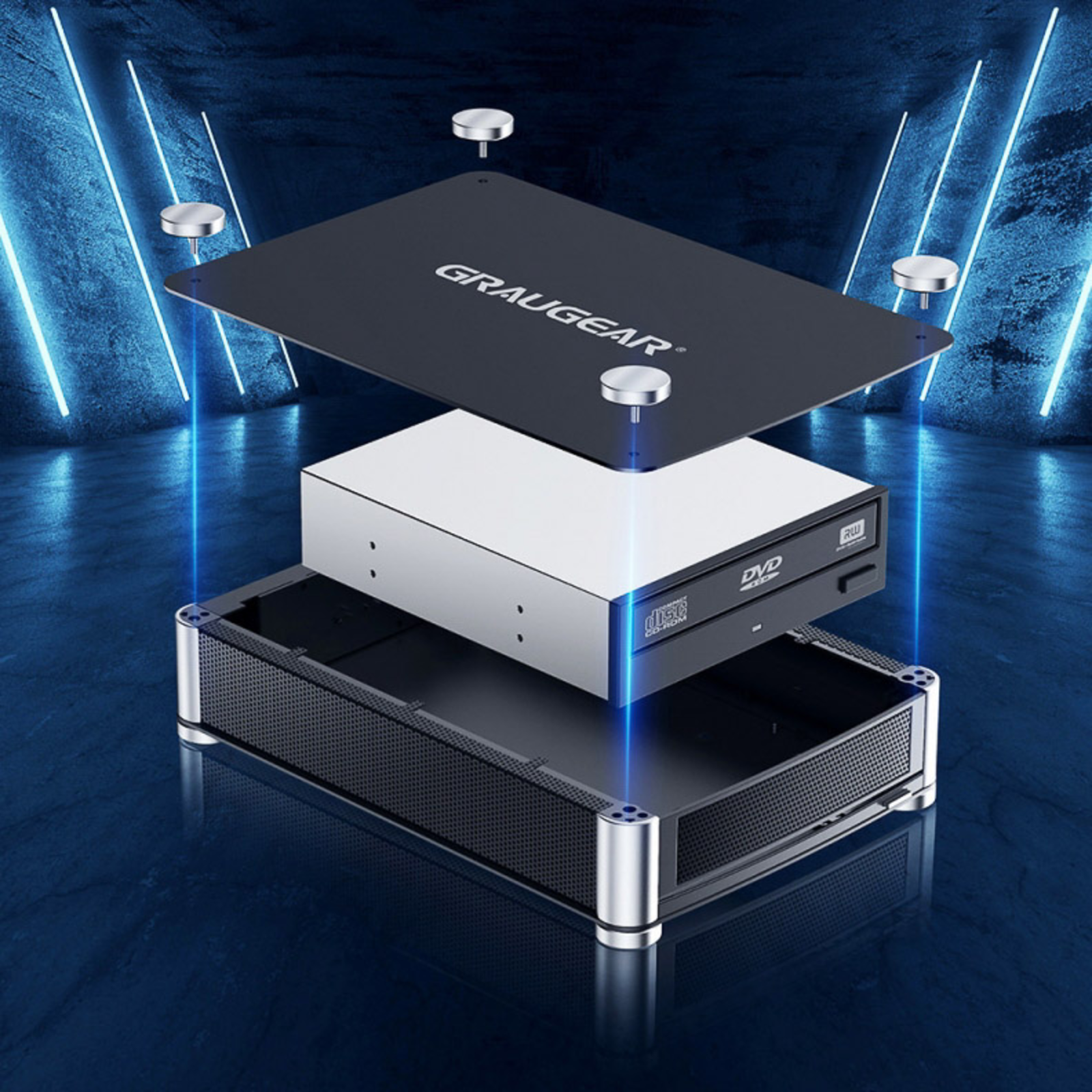 grayGEAR External Drive Housing 5.25