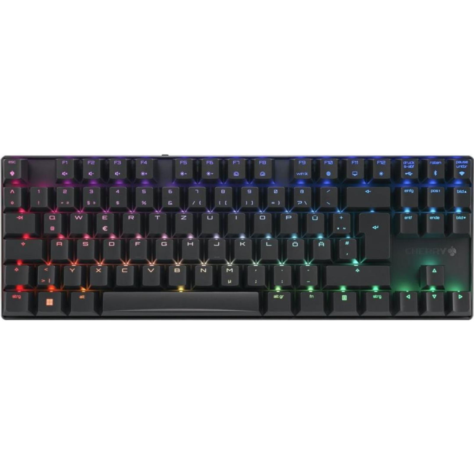 Cherry XTRFY MX 8.2 Keyboard 80per Cent TKL Backlit (G80-3882LIADE-2) QWERTZ