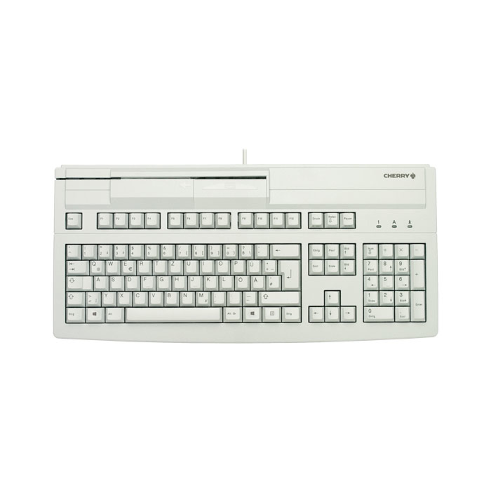 Cherry MultiBoard V2 G80-8000 Keyboard USB German Light Gray