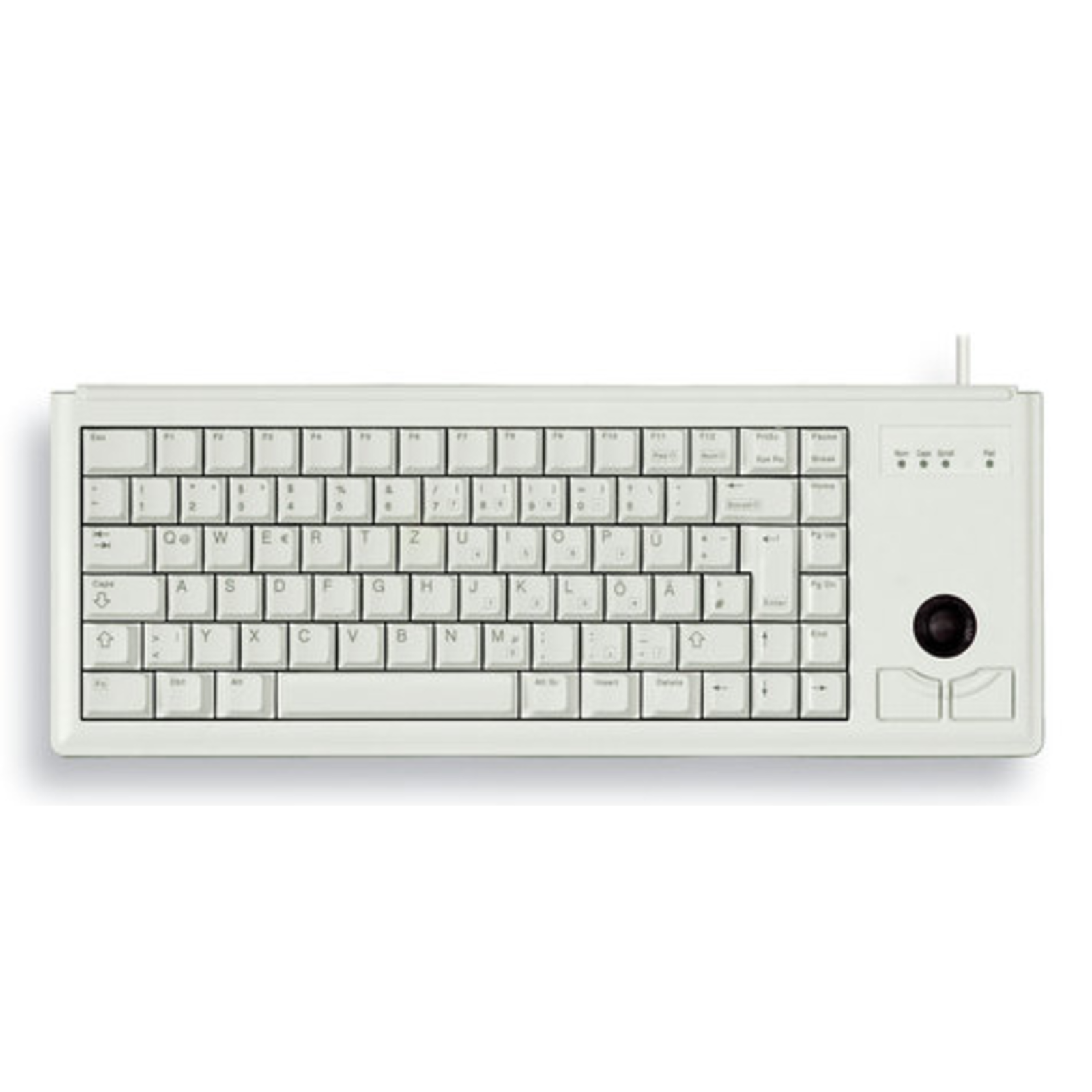 Cherry TAS G84-4400 Corded DE-Layout Light Grey TRACKBALL