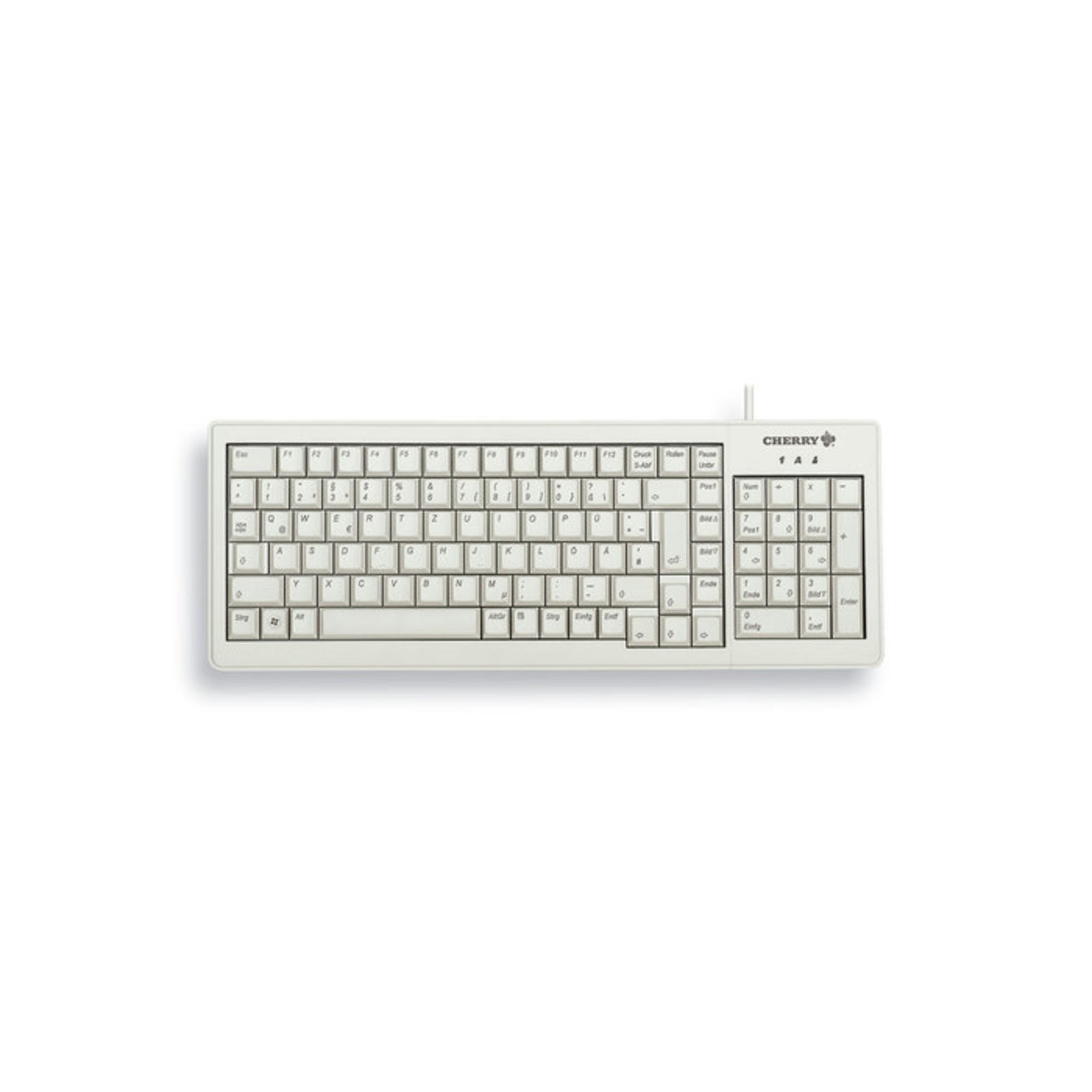 Cherry TAS G84-5200 Corded DE-Layout Light Grey