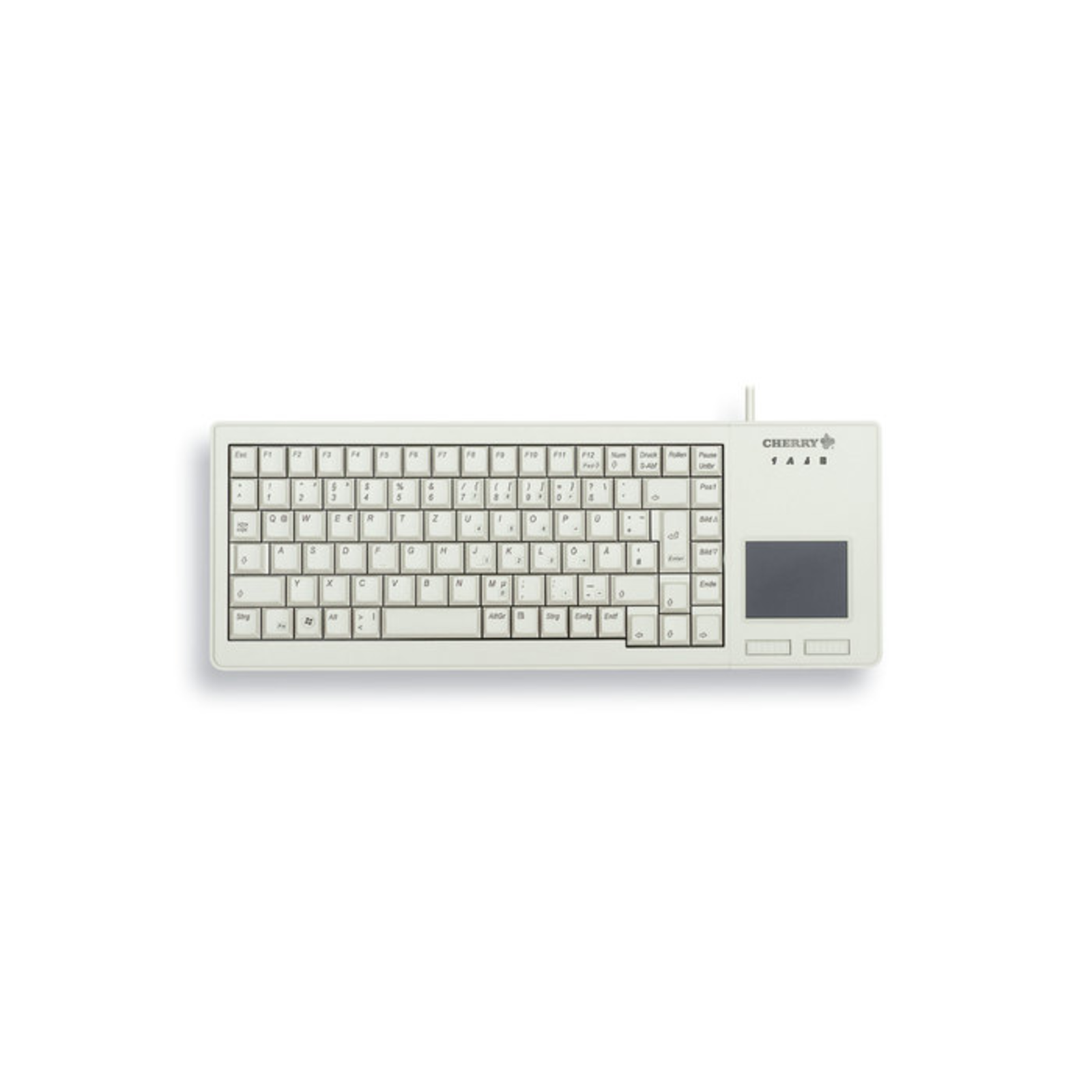 Cherry TAS G84-5500 Corded DE-Layout Light Grey Touchpad USB