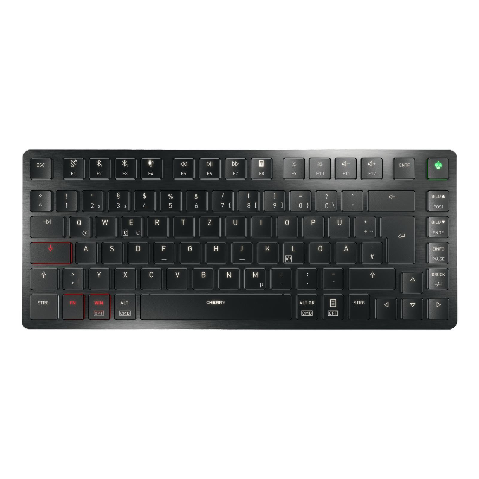 Cherry TAS KEY KW X ULP 2.0 Mini Wireless Keyboard QWERTZ (G8U-27050LTBDE-2)