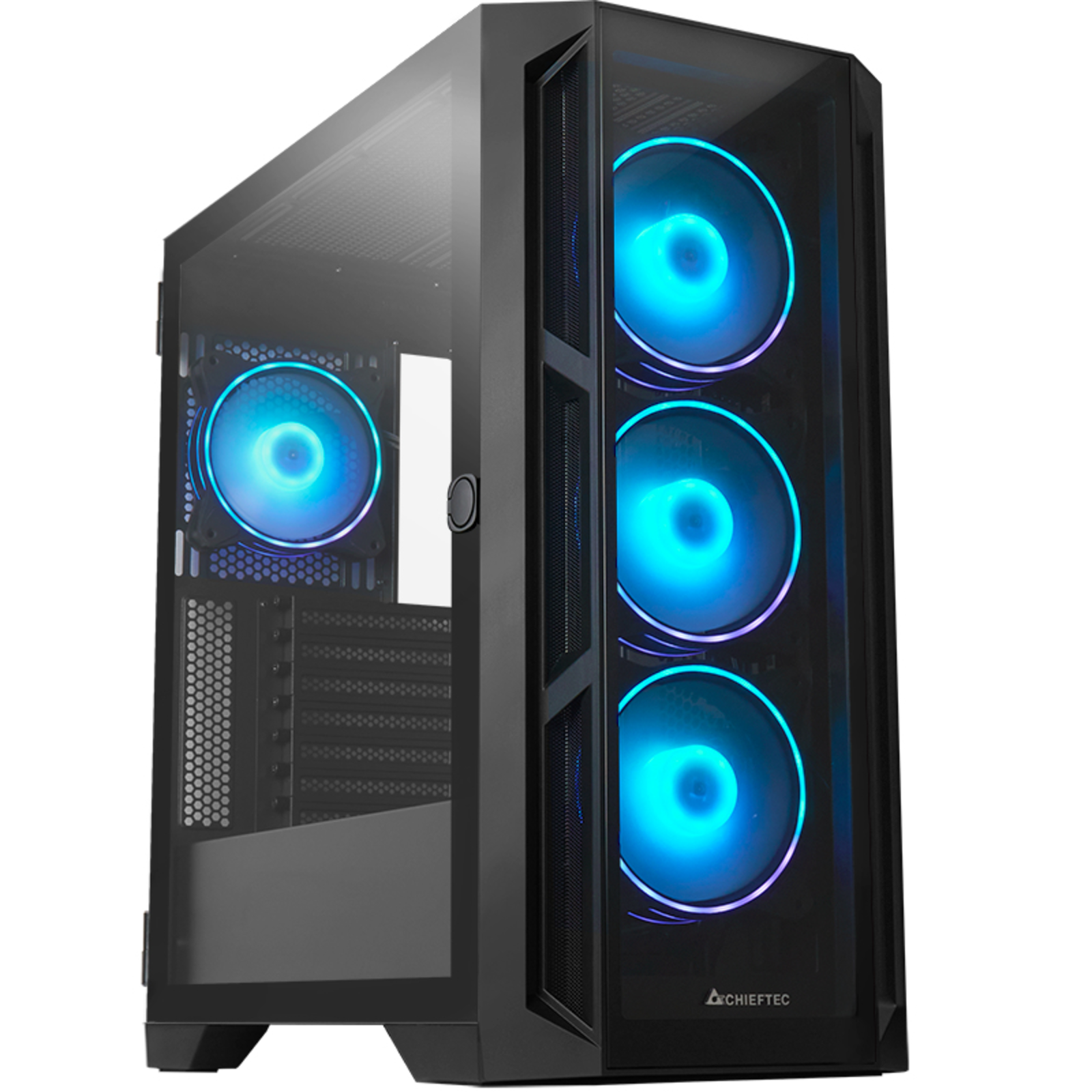 Chieftec Apex GA-01B-TG-OP Black Tempered Glass