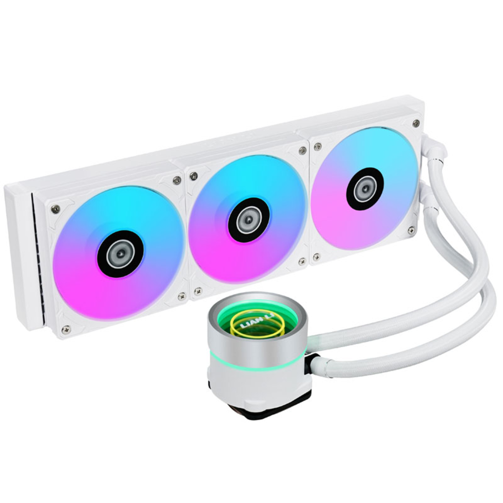 Lian Li GALAHAD II 360 Trinity Complete Water Cooling System ARGB White