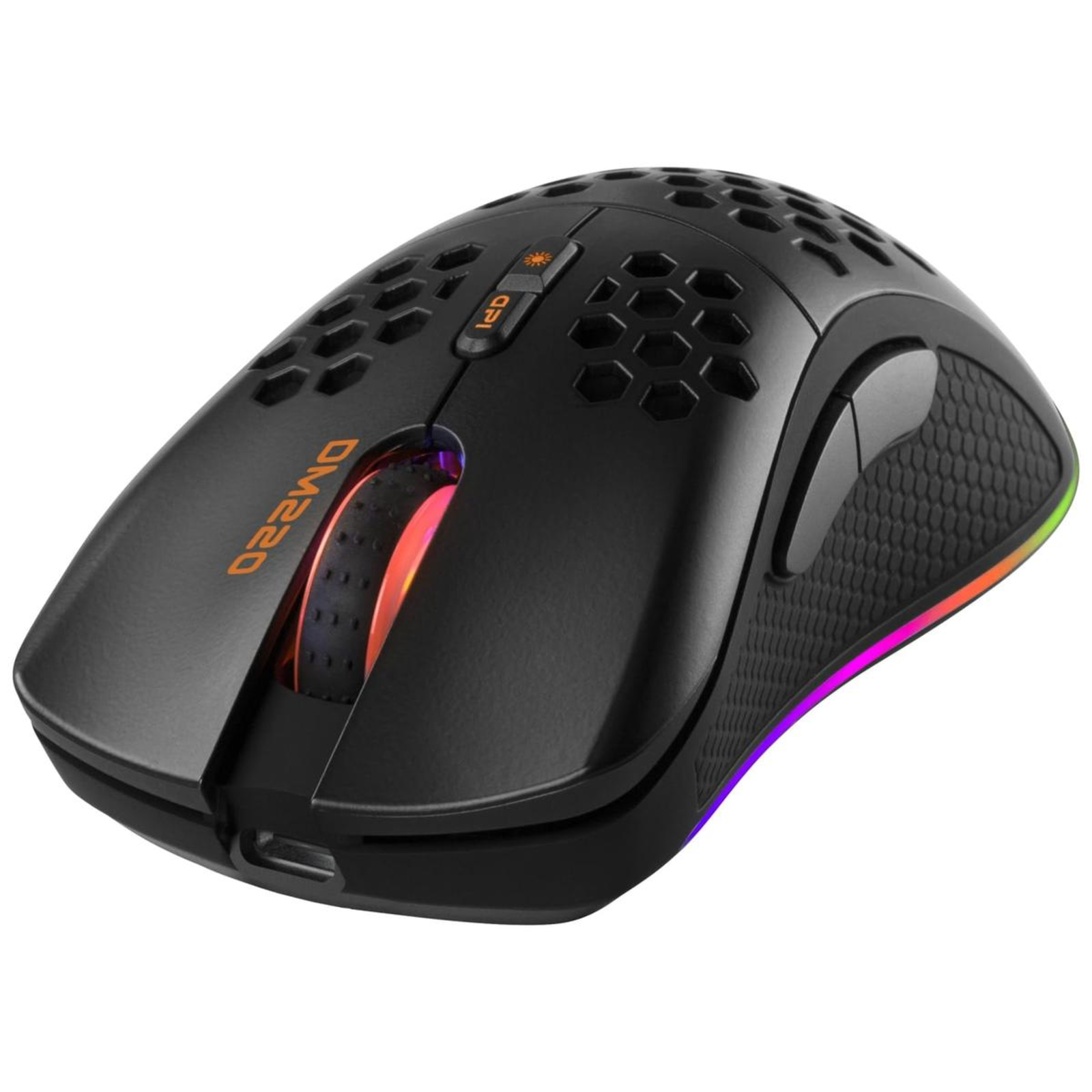 Deltaco DM220 Gaming Mouse Wireless Ultralight RGB Black (GAM-120)
