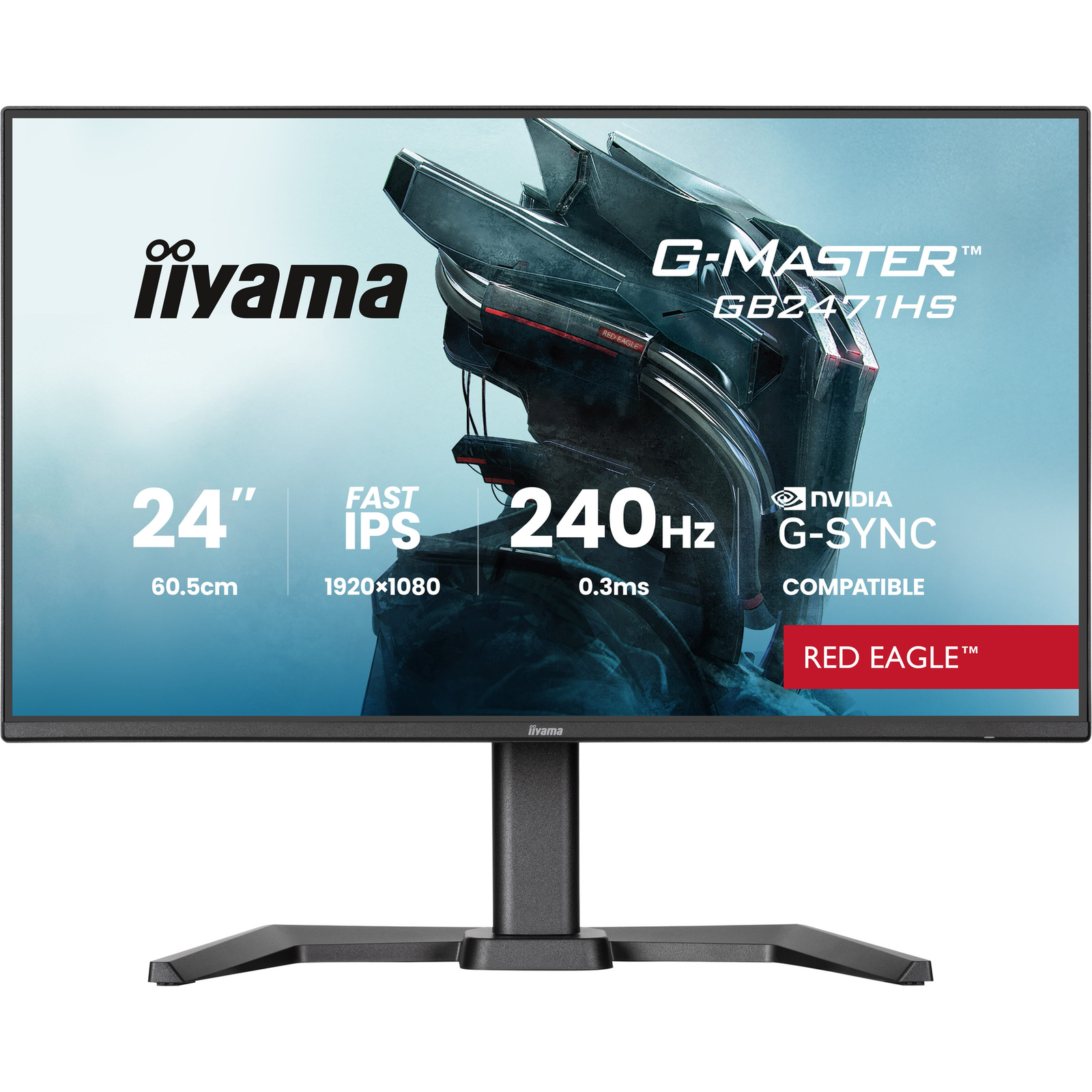 Iiyama G-Master GB2471HS-B1 24inch Fast IPS Flat Screen (TFT/LCD) 24inch