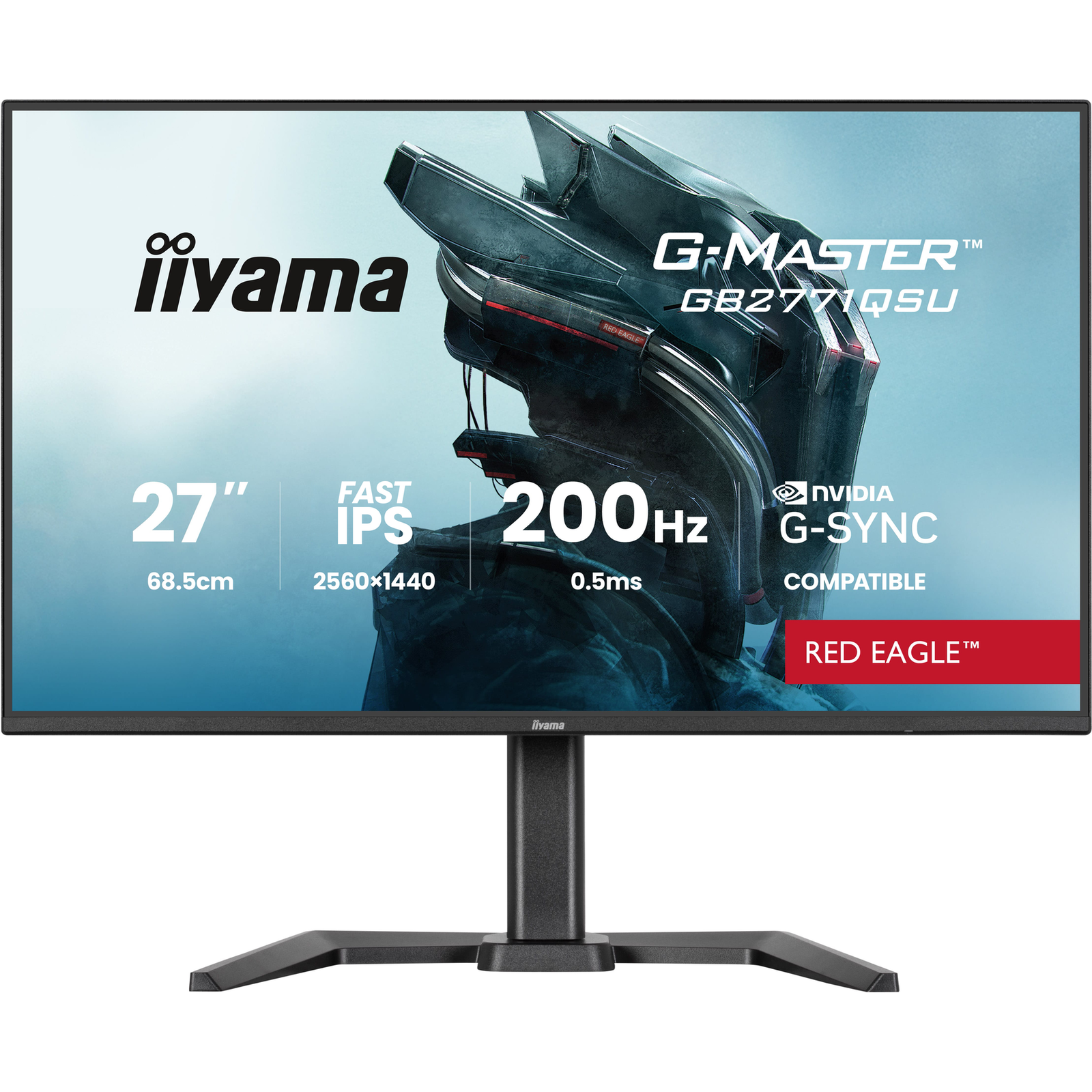 Iiyama G-MASTER Red Eagle GB2771QSU-B1 LED Monitor 68.6 Cm (27inch)