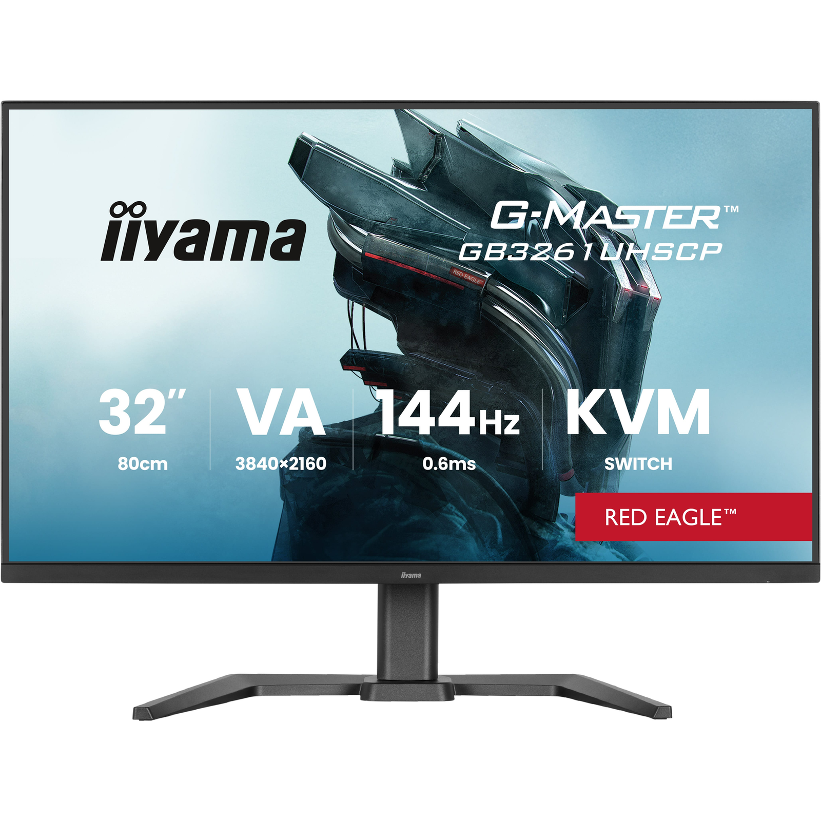 IIYAMA Monitor G-MASTER GB3261UHSCP GB3261UHSCP-B1 Black