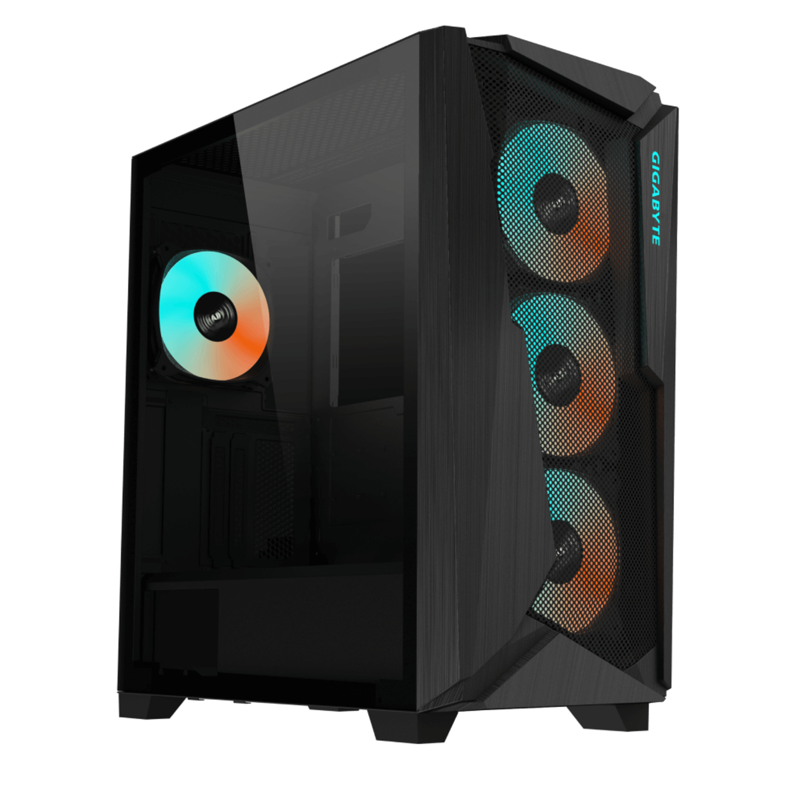 GIGABYTE C301 GLASS Black Tempered Glass