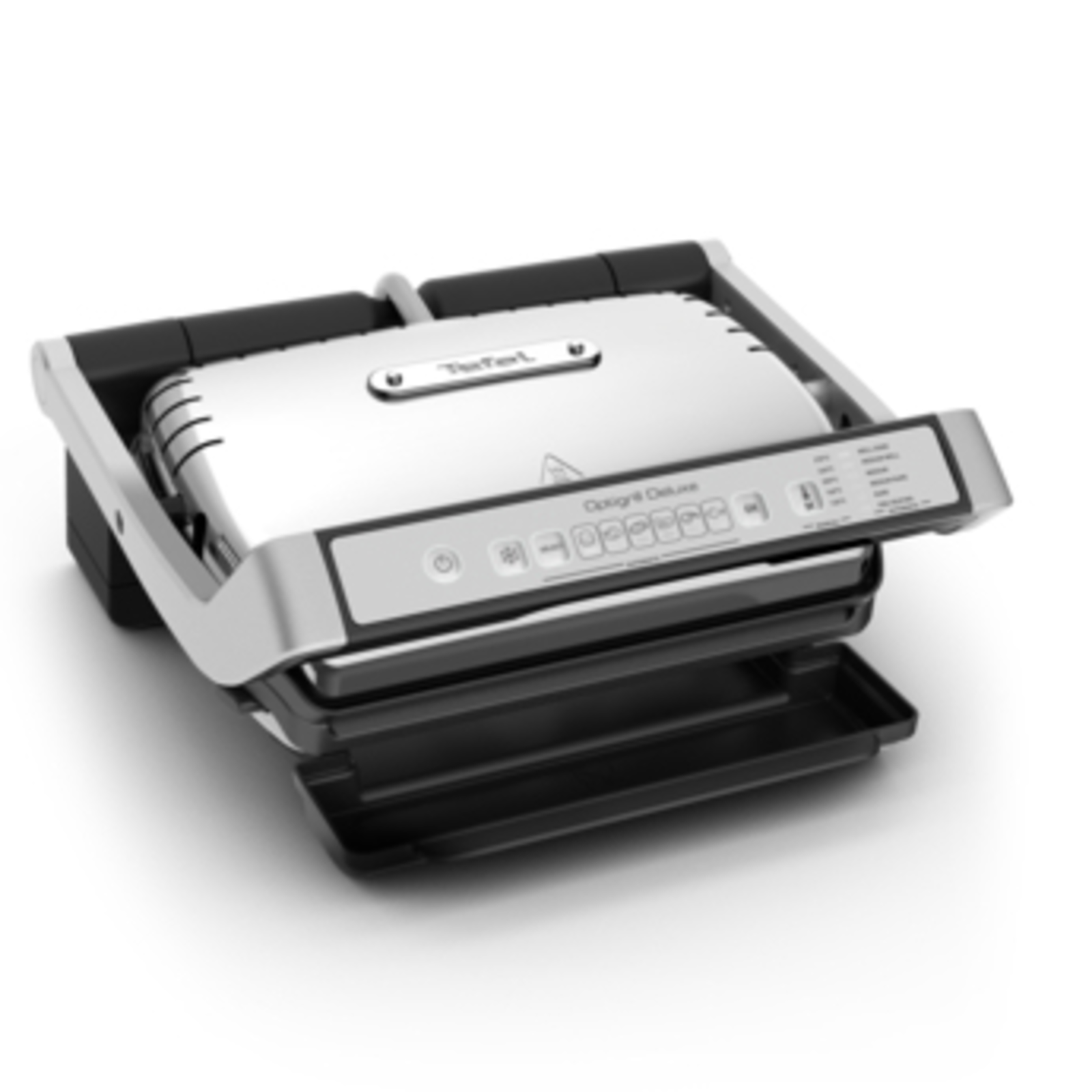 Tefal GC707D Black Stainless Steel Rectangular Grid 600cm Die-cast Aluminum 2000