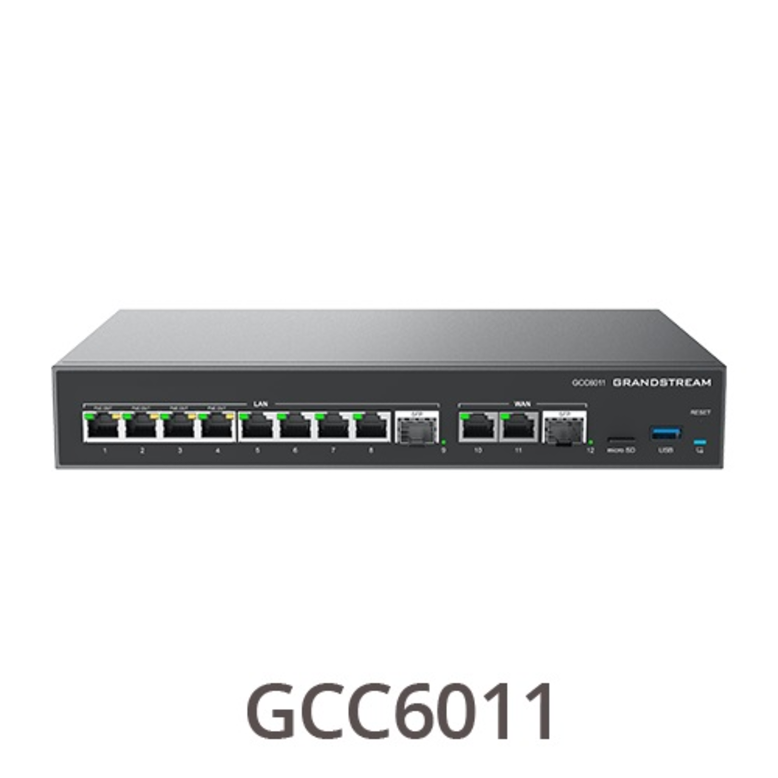 Grandstream Networks GCC6000 Series GCC6011 Switch L3 Unmanaged 10 X 10/100/1000 (PoE)