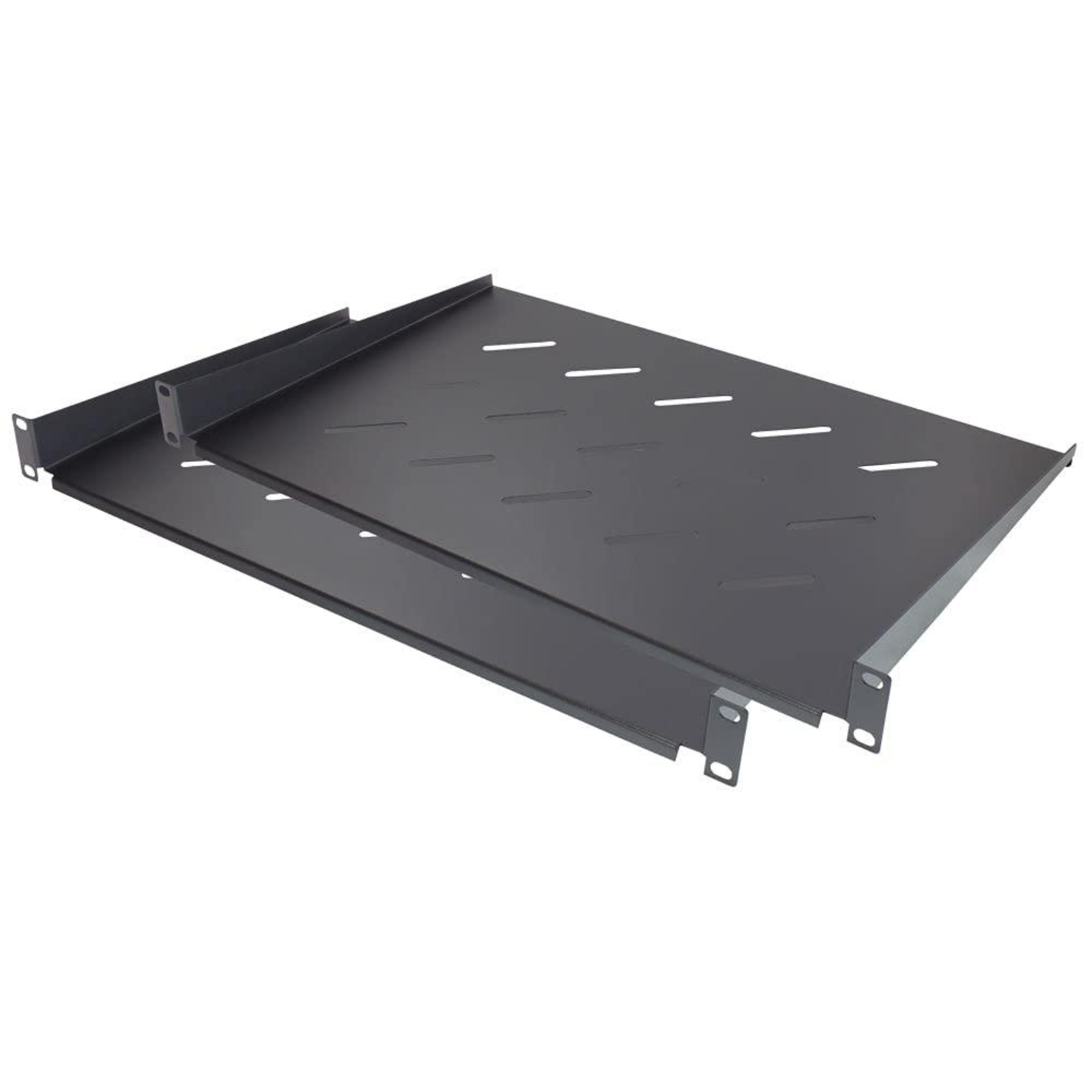 Good Connections Rack Shelf Front Black RAL 9005 1U 48.3cm (19 Inch)