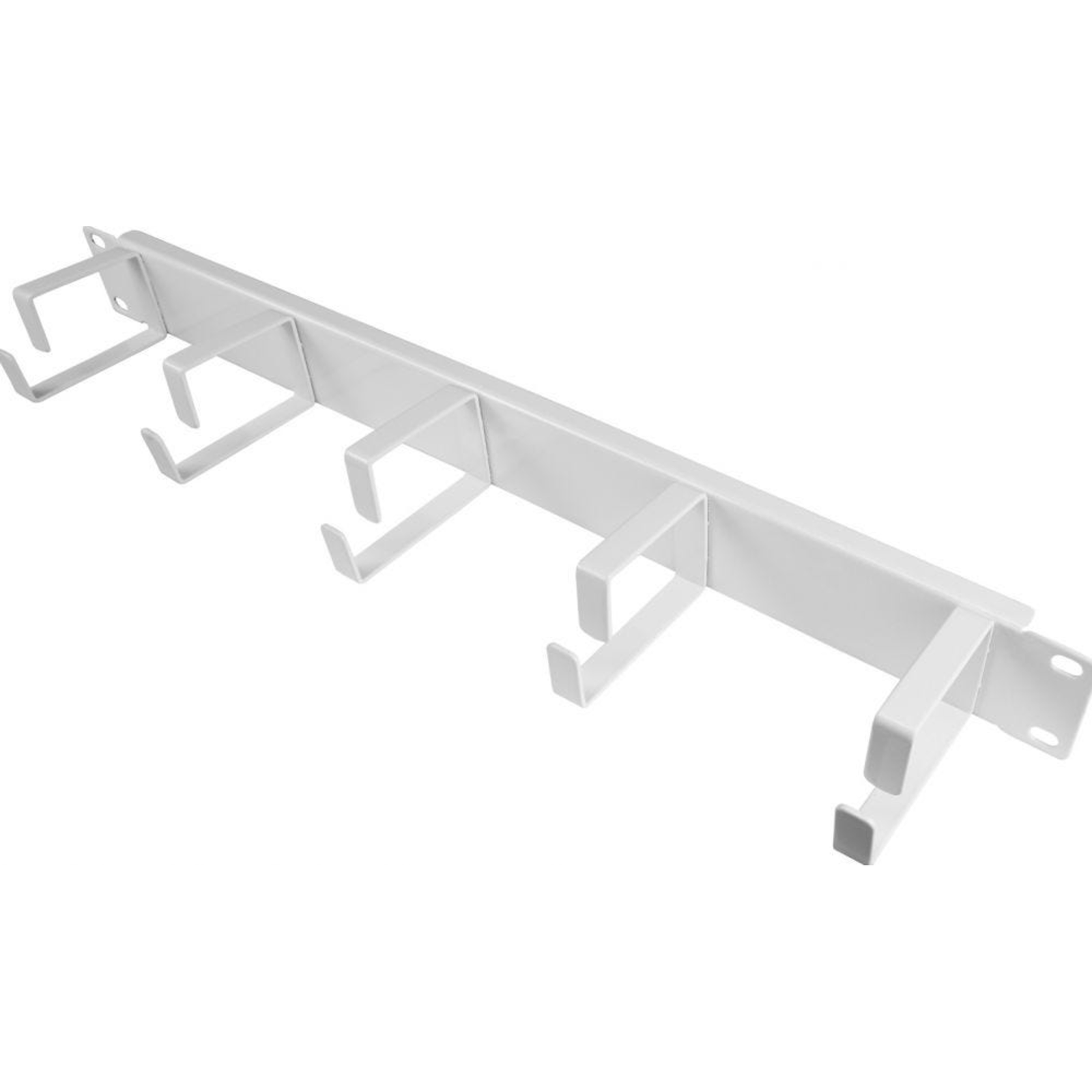 Good Connections GC N0156 19 Cable Management Panel 5 Brackets 1U White