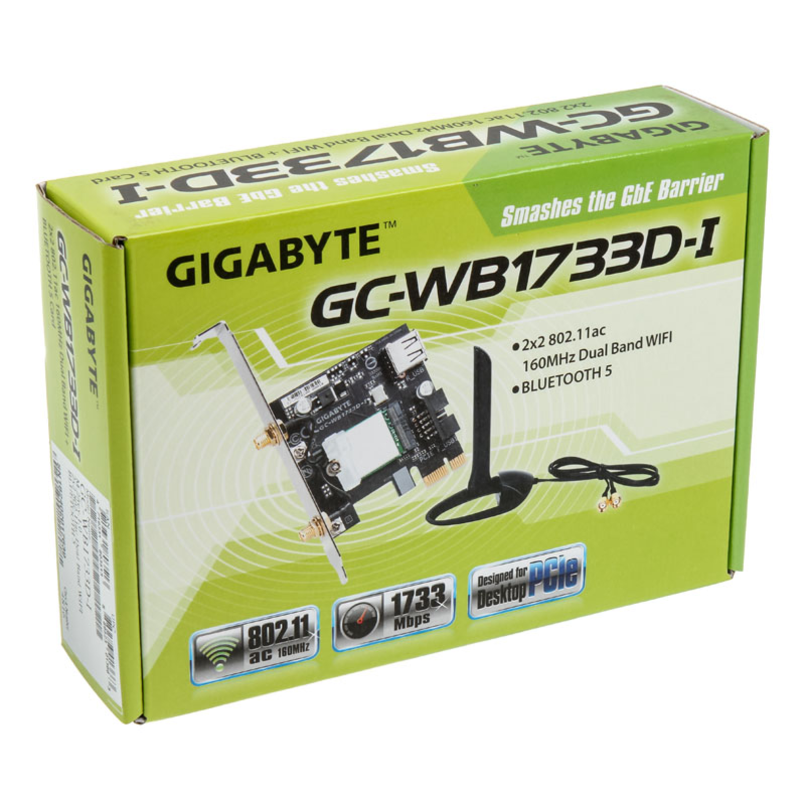 GIGABYTE GC-WB1733D-I WLAN Bluetooth 5.0 PCIe X1