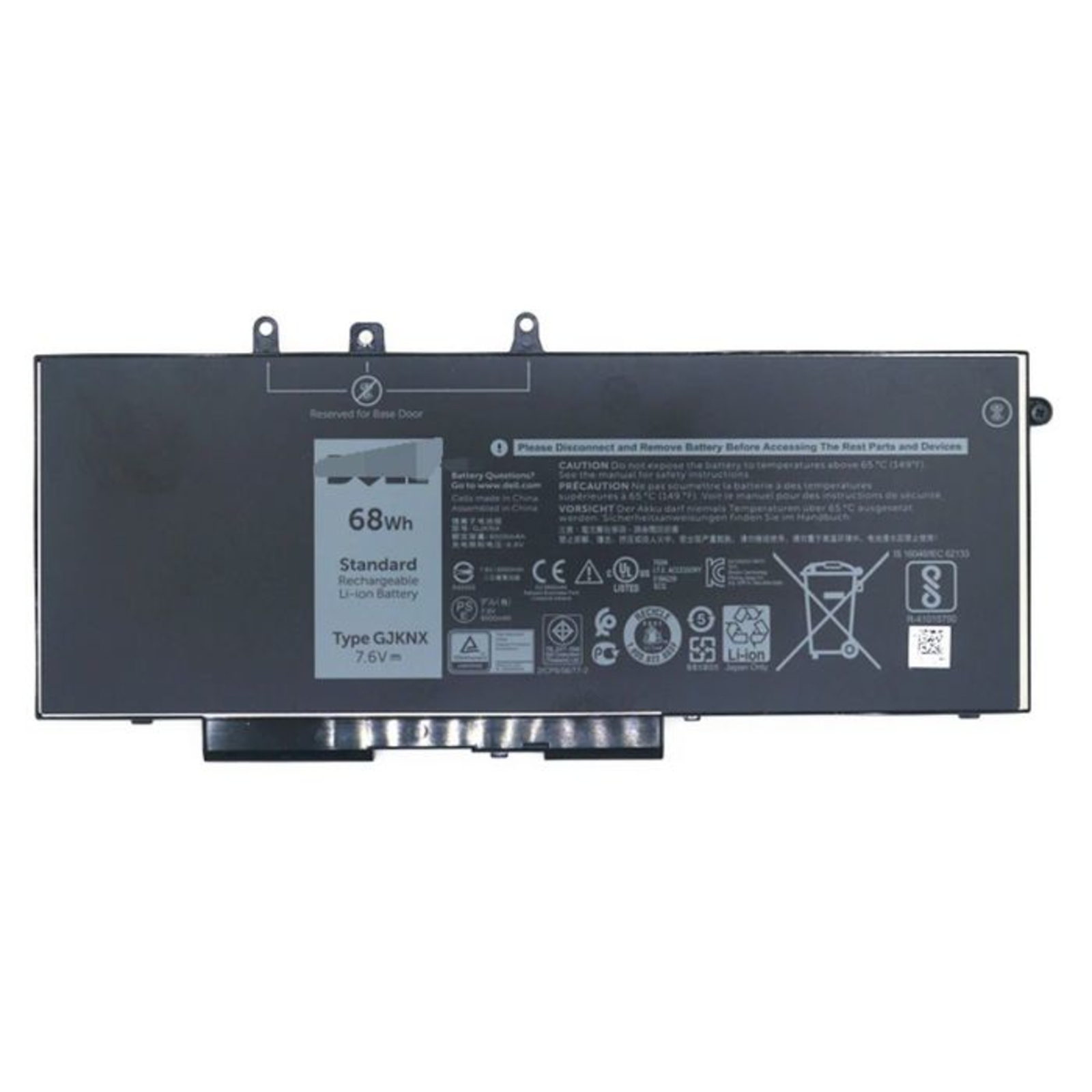 Dell BatteRY 68WHR 4 CELL
