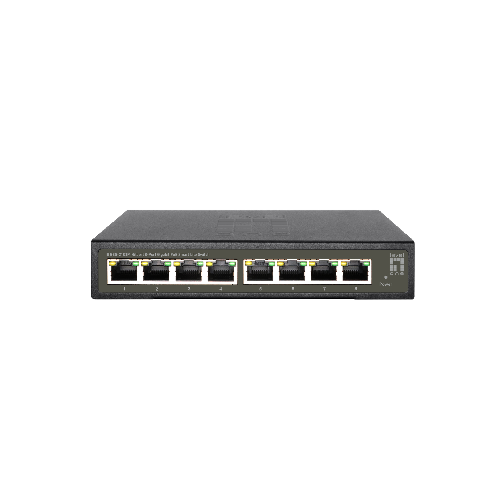 LevelOne Switch 8x GE GES-2108P Hilbert 112W 8xPoE+