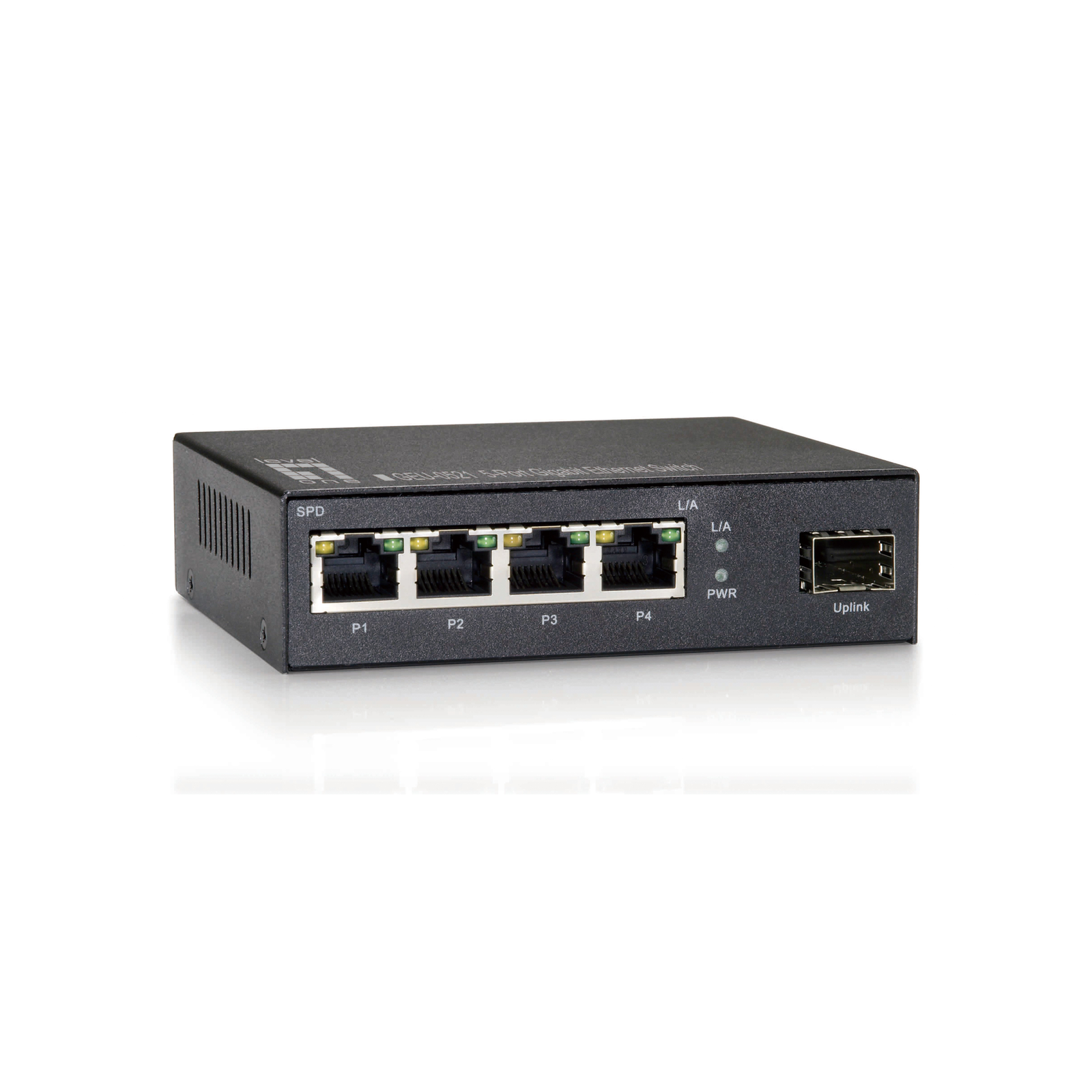 LevelOne Switch 4x GE GEU-0521 1xGSFP Metal