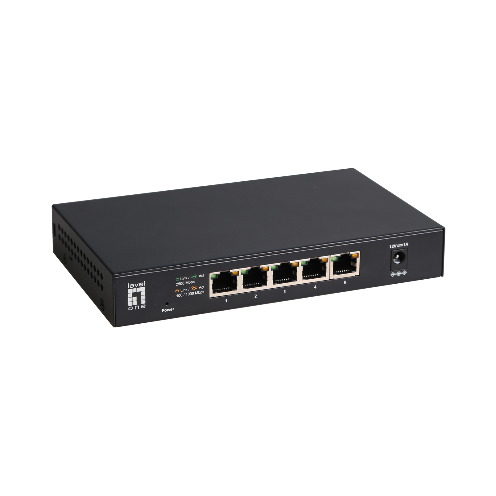 LevelOne Switch 5x GE GEU-0525 2.5GbE 1001000Mbps Sw
