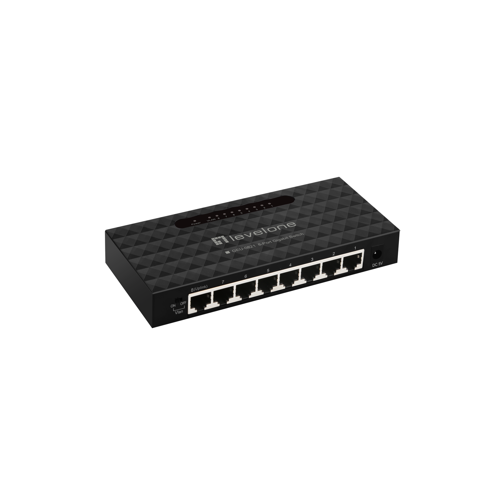 LevelOne Switch 8x GE GEU-0821 Plastic