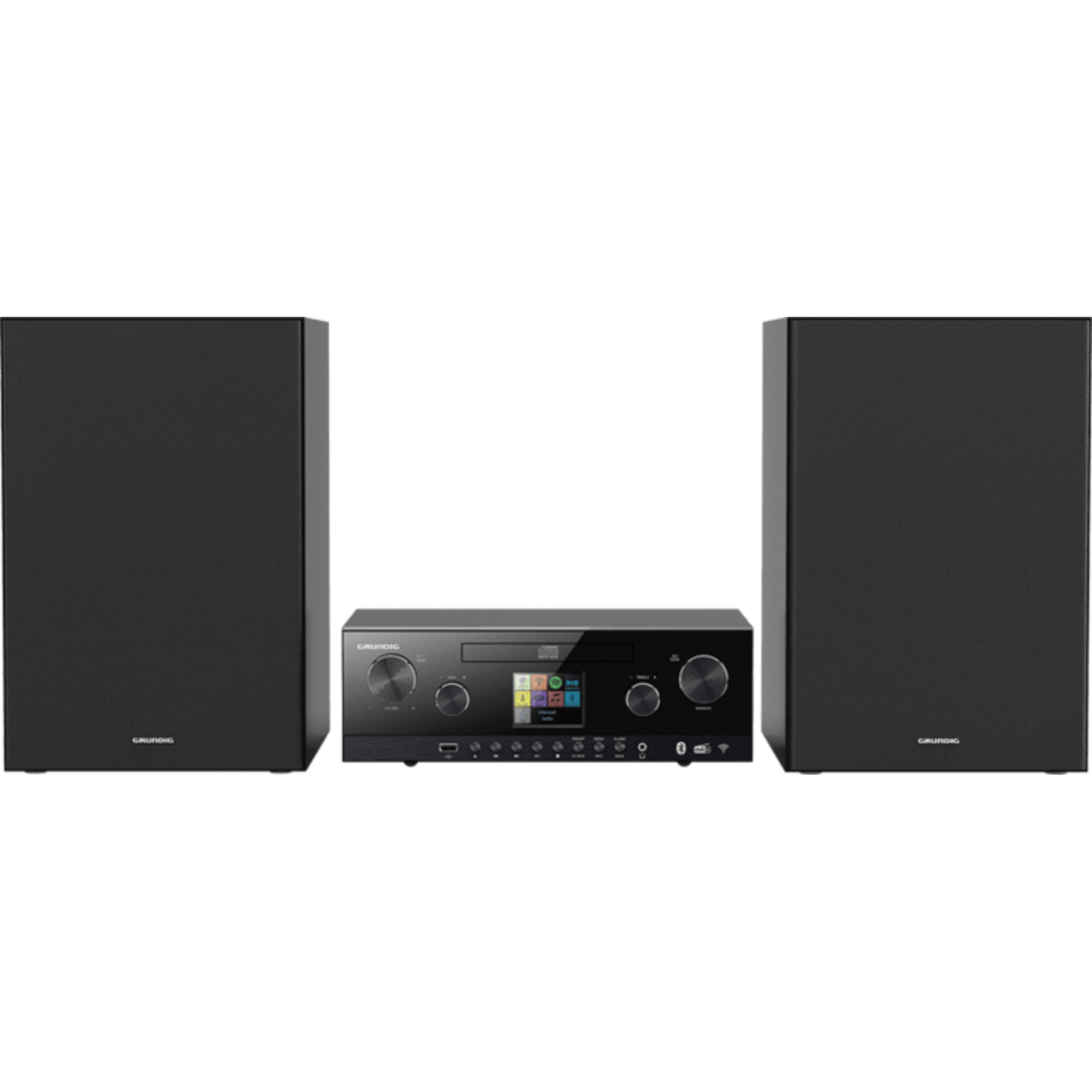 Grundig CMS 5000 BT DAB+ WEB Microsystem 2 X 50 Watt Black