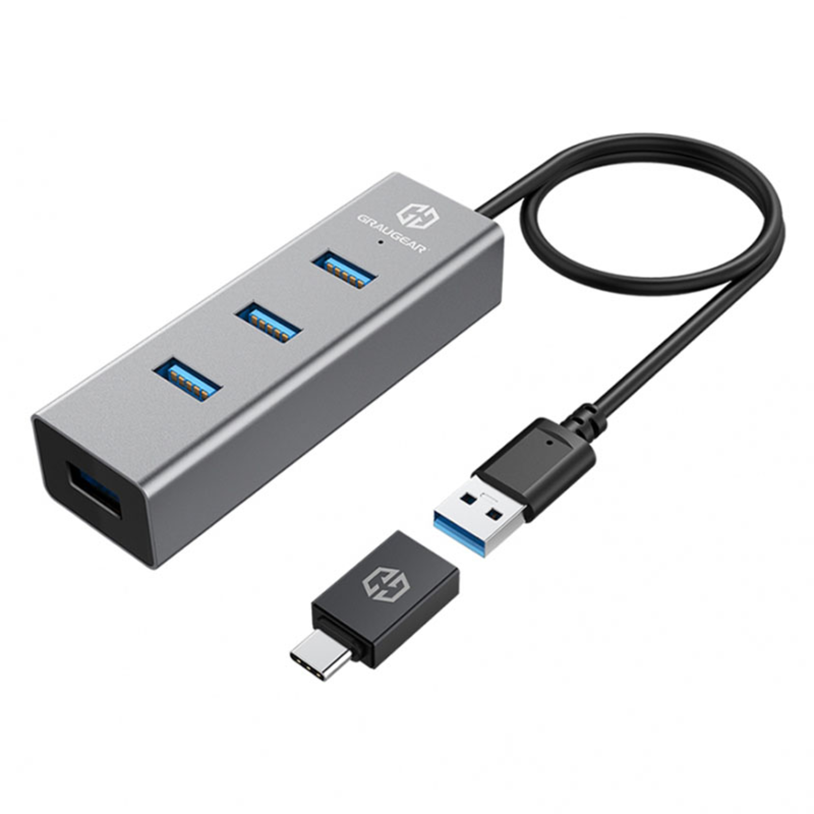 grayGEAR USB HUB 4x USB 3.0 Ports Type-A