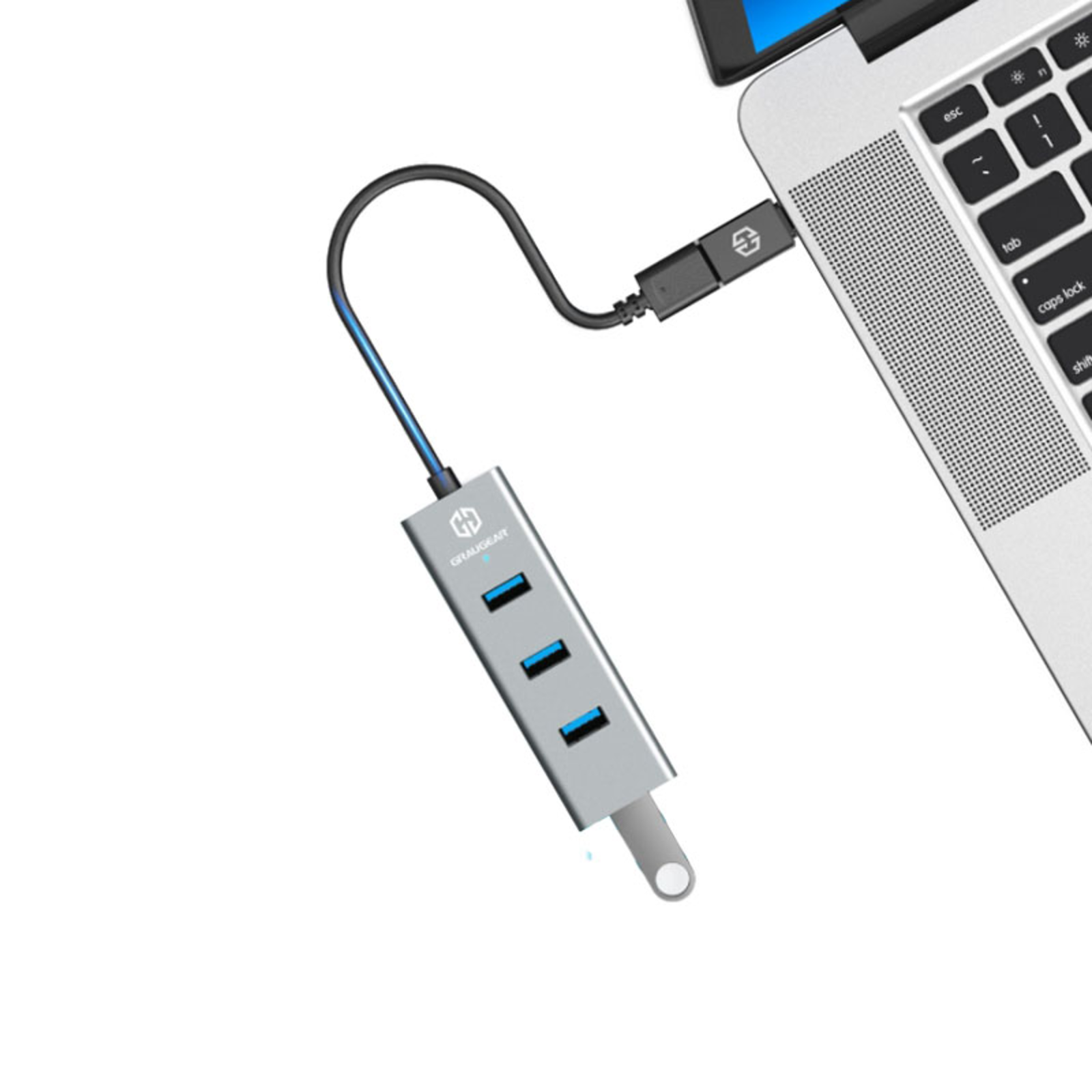 grayGEAR USB HUB 4x USB 3.0 Ports Type-A