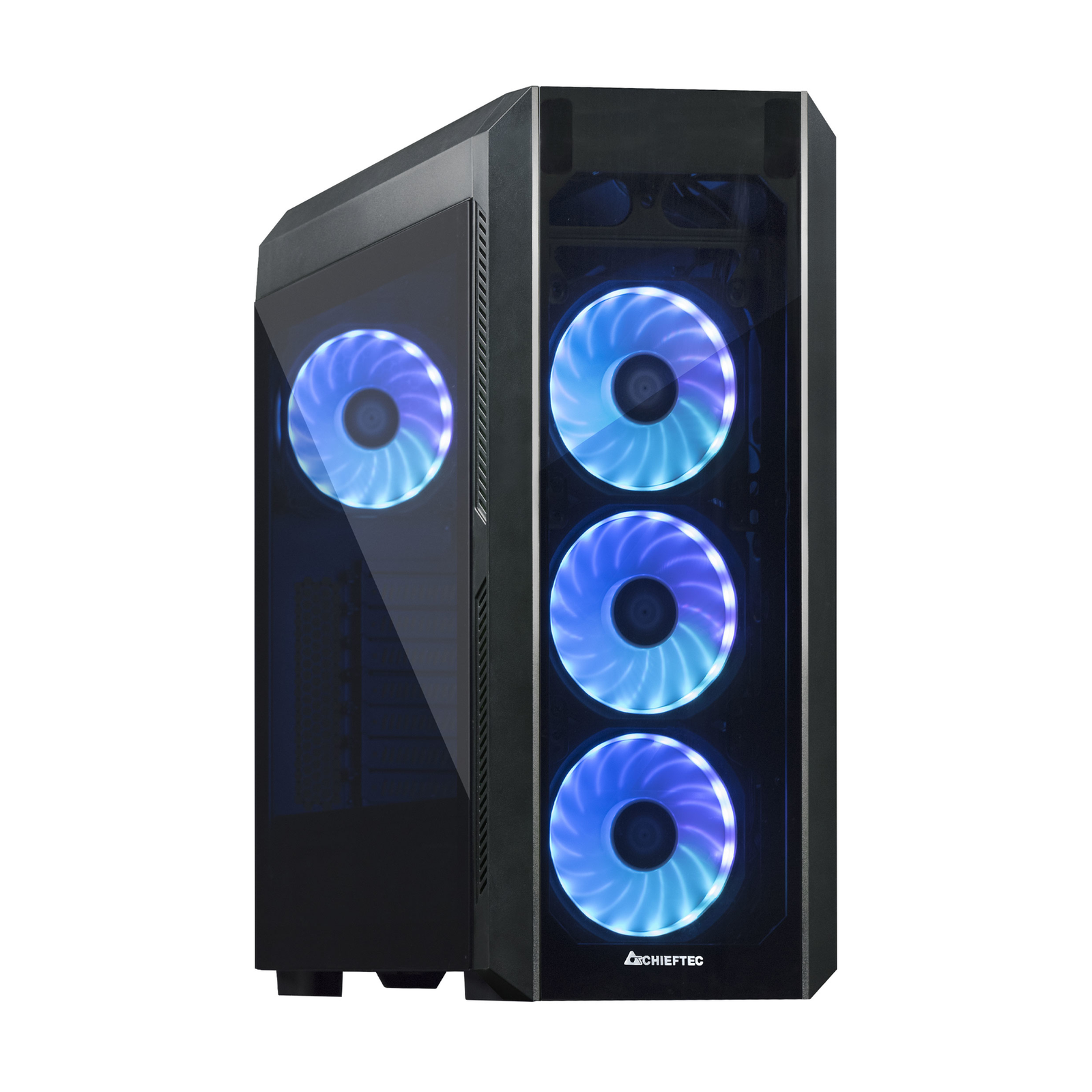 Chieftec Scorpion III GL-03B RGB Mid Tower ATX Case with Glass Panels (Black)