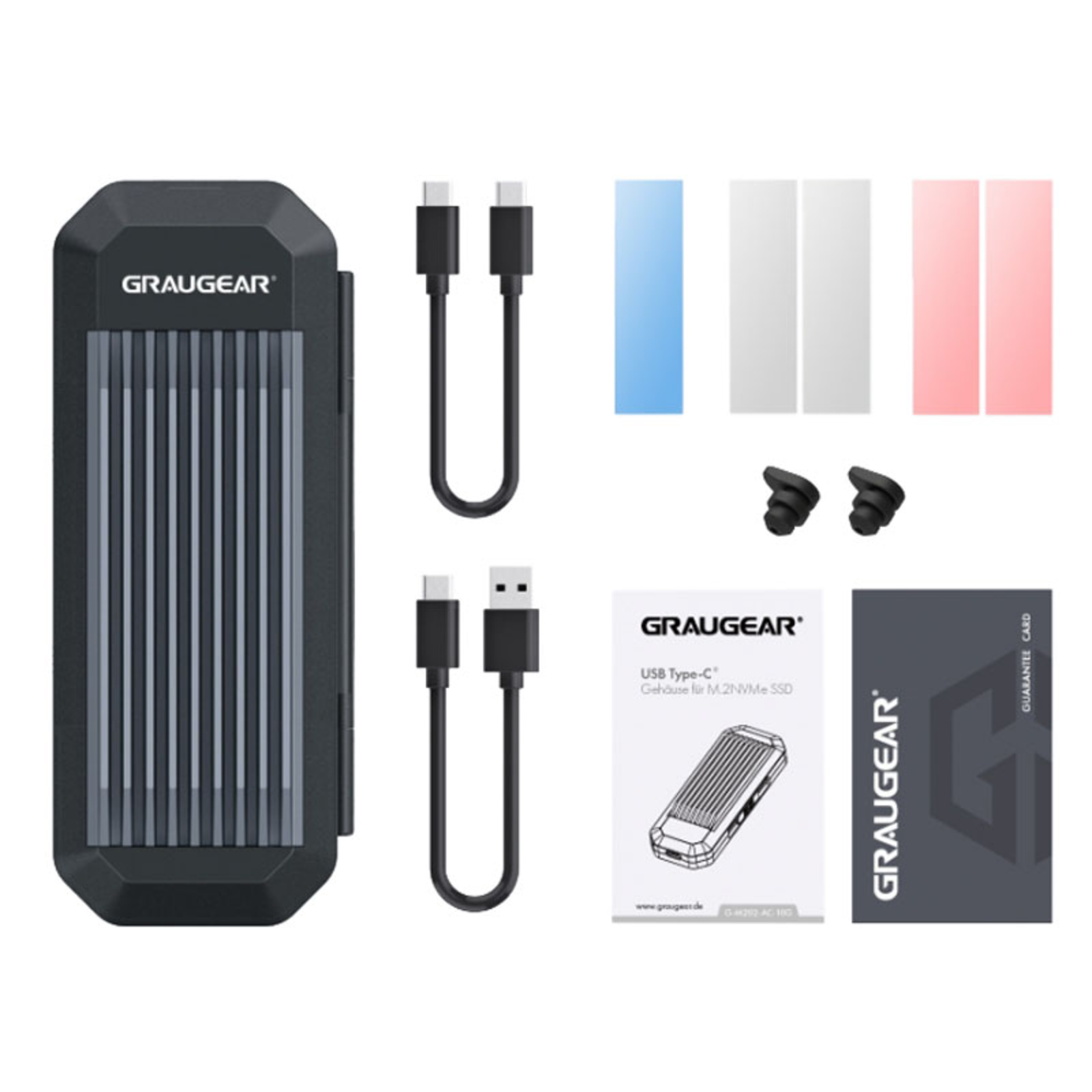 grayGEAR External Housing M.2NVMe/NGFF SSD PCIe3.0
