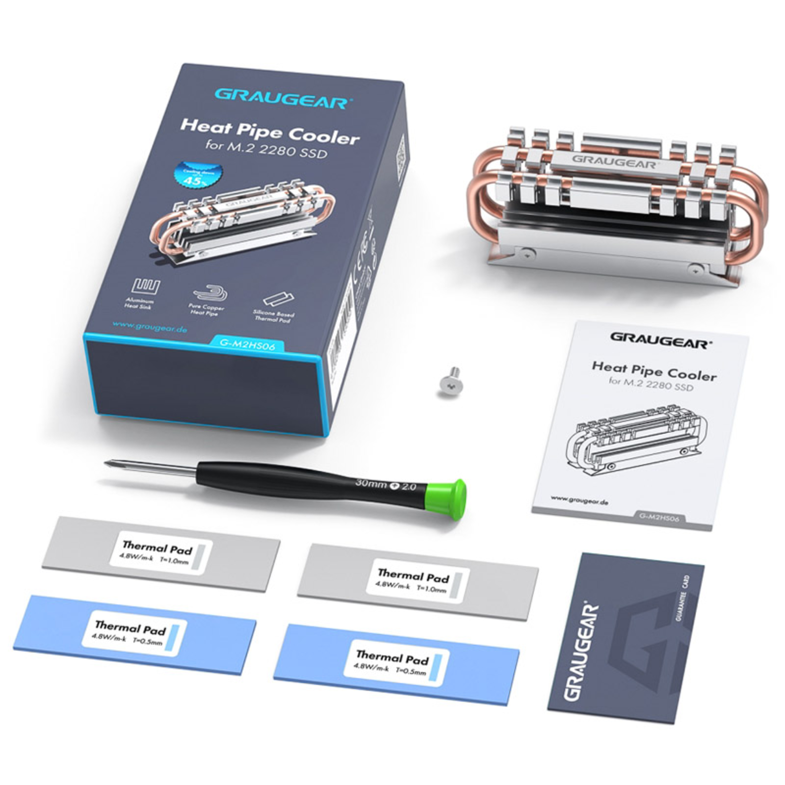 grayGEAR Cooling Body SSD M.2 2280