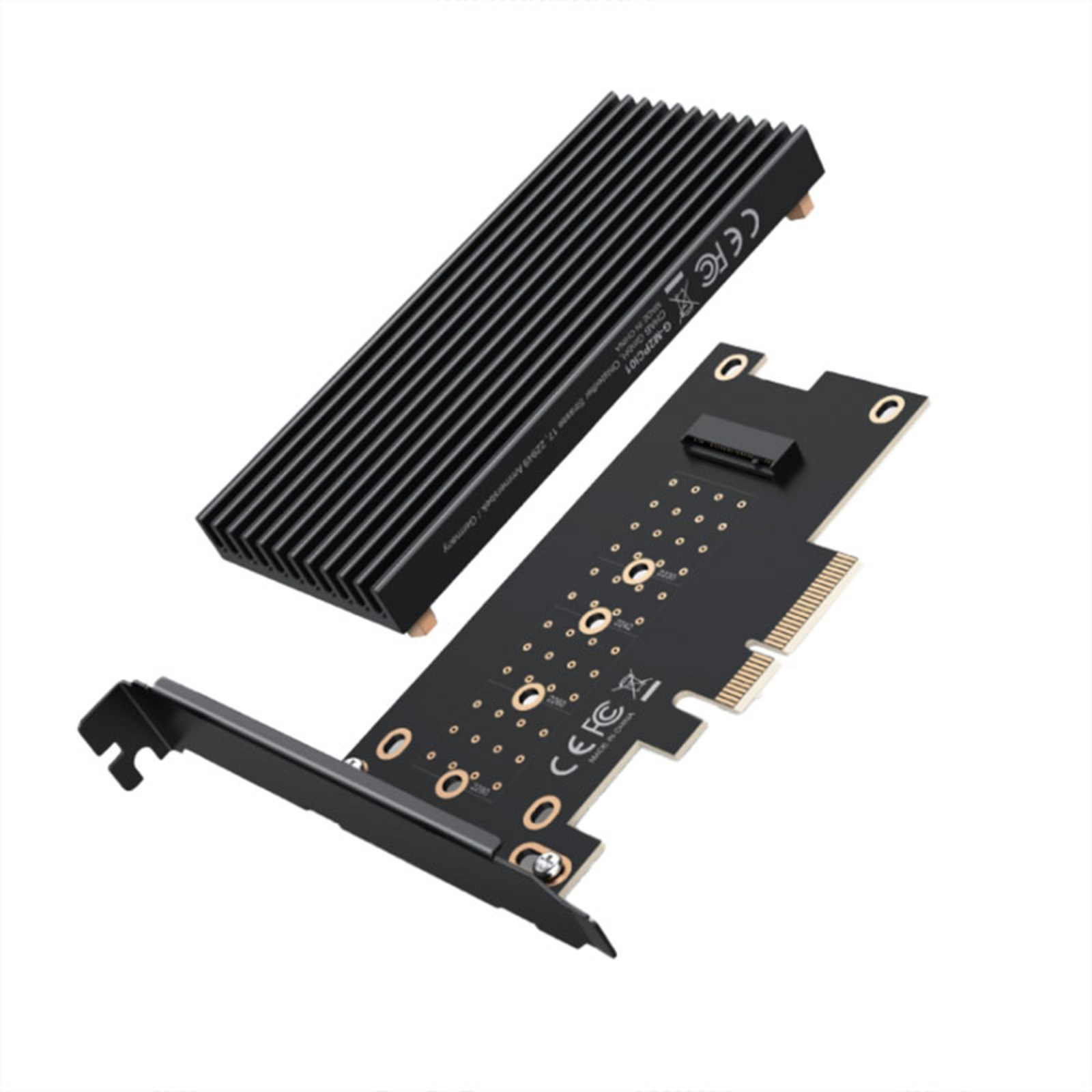 grayGEAR PCI Card M.2 PCIe 4.0 Card for M.2 NVMe SSD
