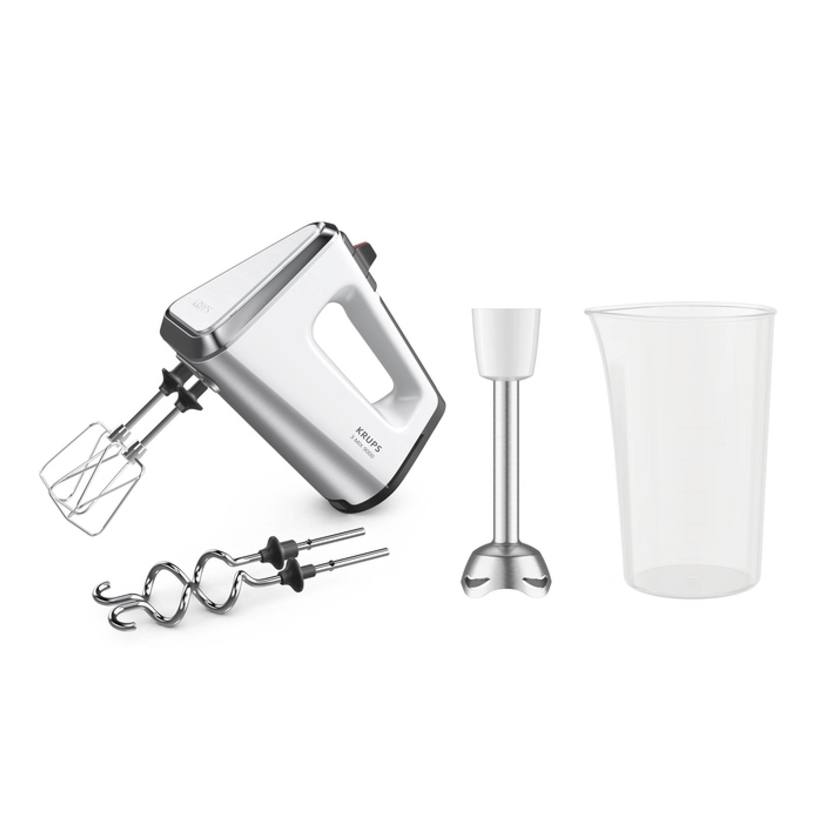 Krups 3Mix 9000 GN9121 Hand Blender White Silver