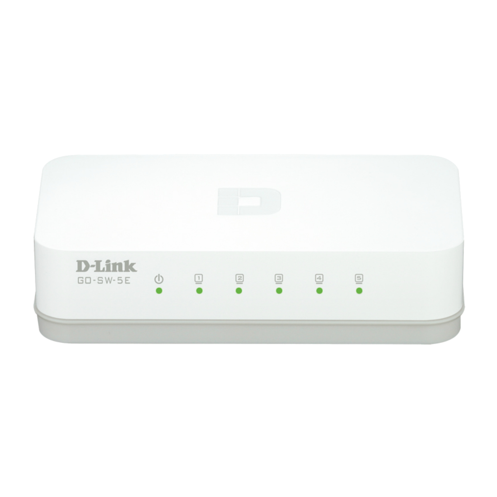 D-Link GO-SW-5E Fast Ethernet Mini Network Switch 5 Ports (White)