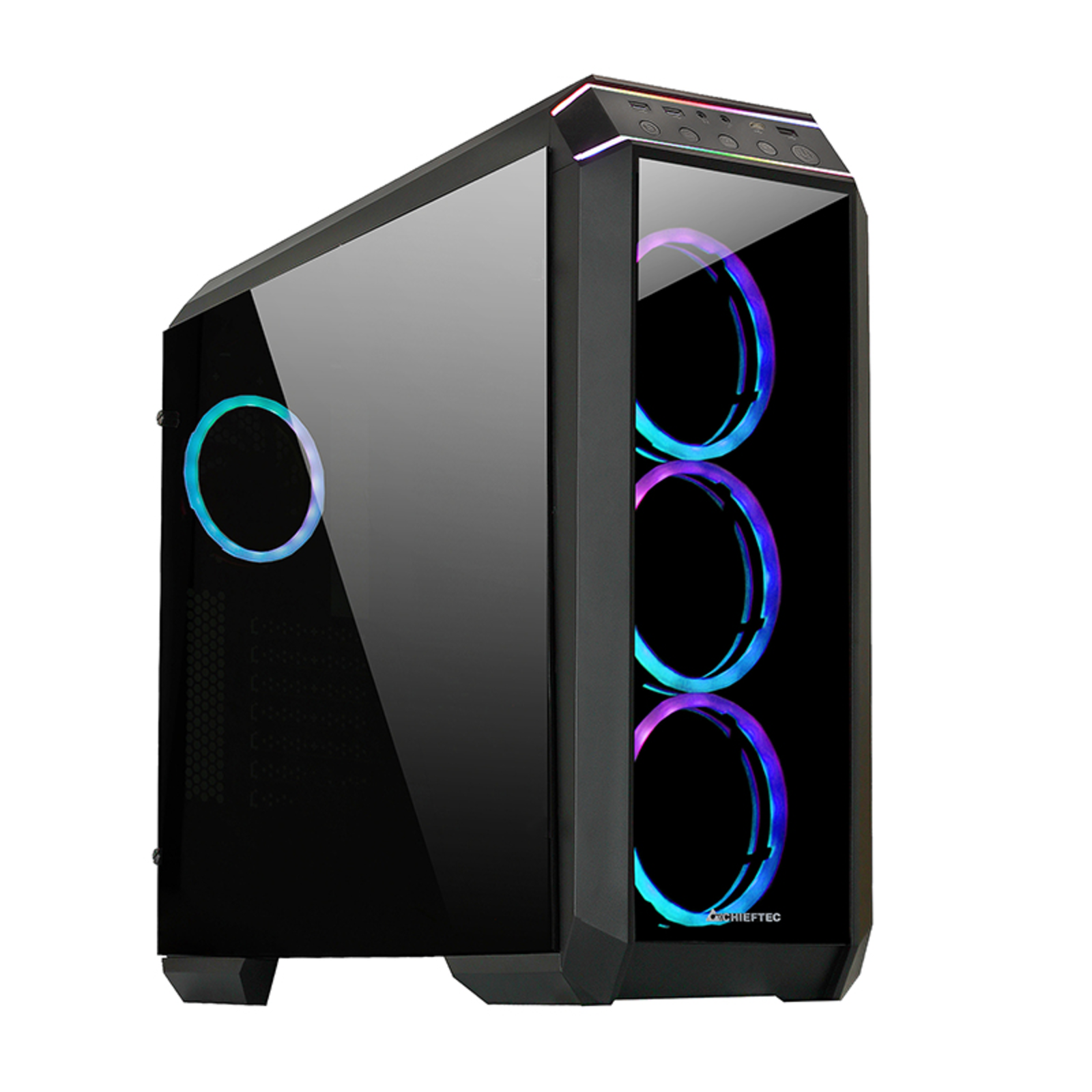 Chieftec Stallion II Black Tempered Glass