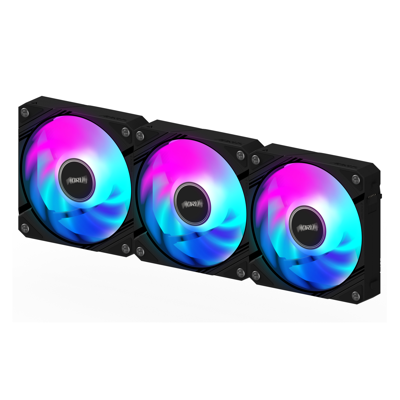 GIGABYTE Fan AORUS EZ CHAIN FAN 3-PACK 3x120mm Black
