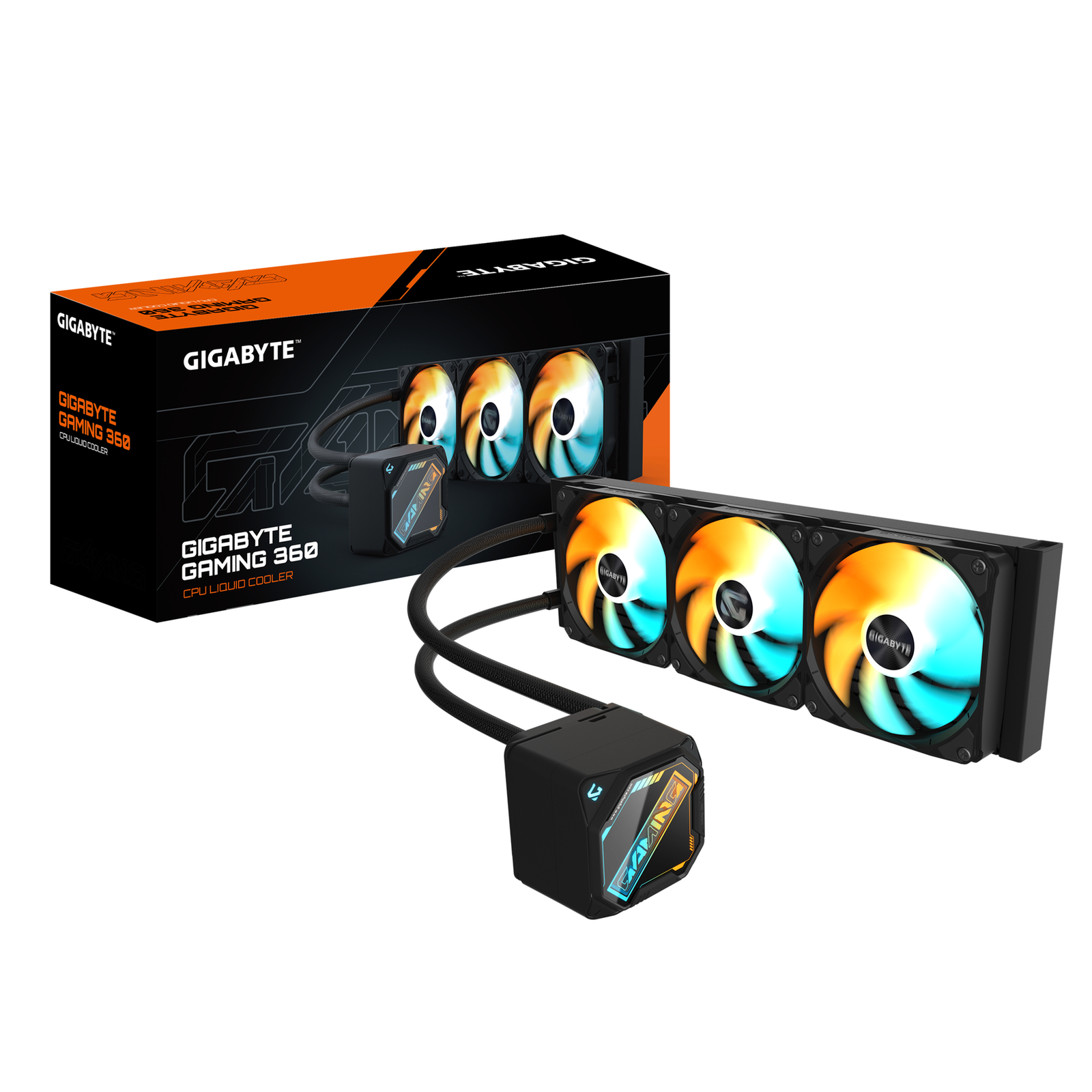 Gigabyte GAMING 360 Processor Liquid Cooling System LGA115x Socket LGA1200 LGA1700 LGA1851 AM4 AM5