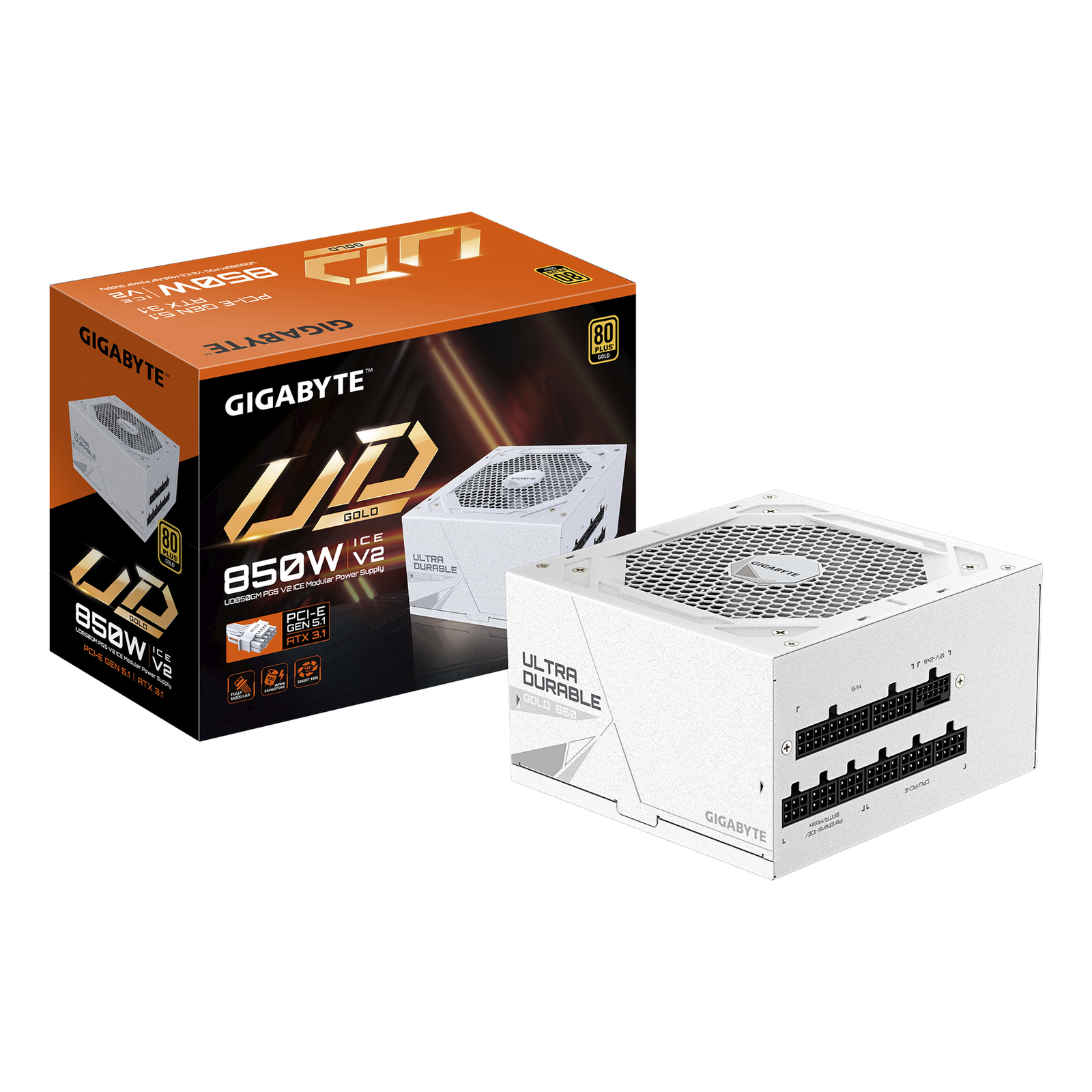 Gigabyte UD850GM PG5 V2 ICE Power Supply (internal)