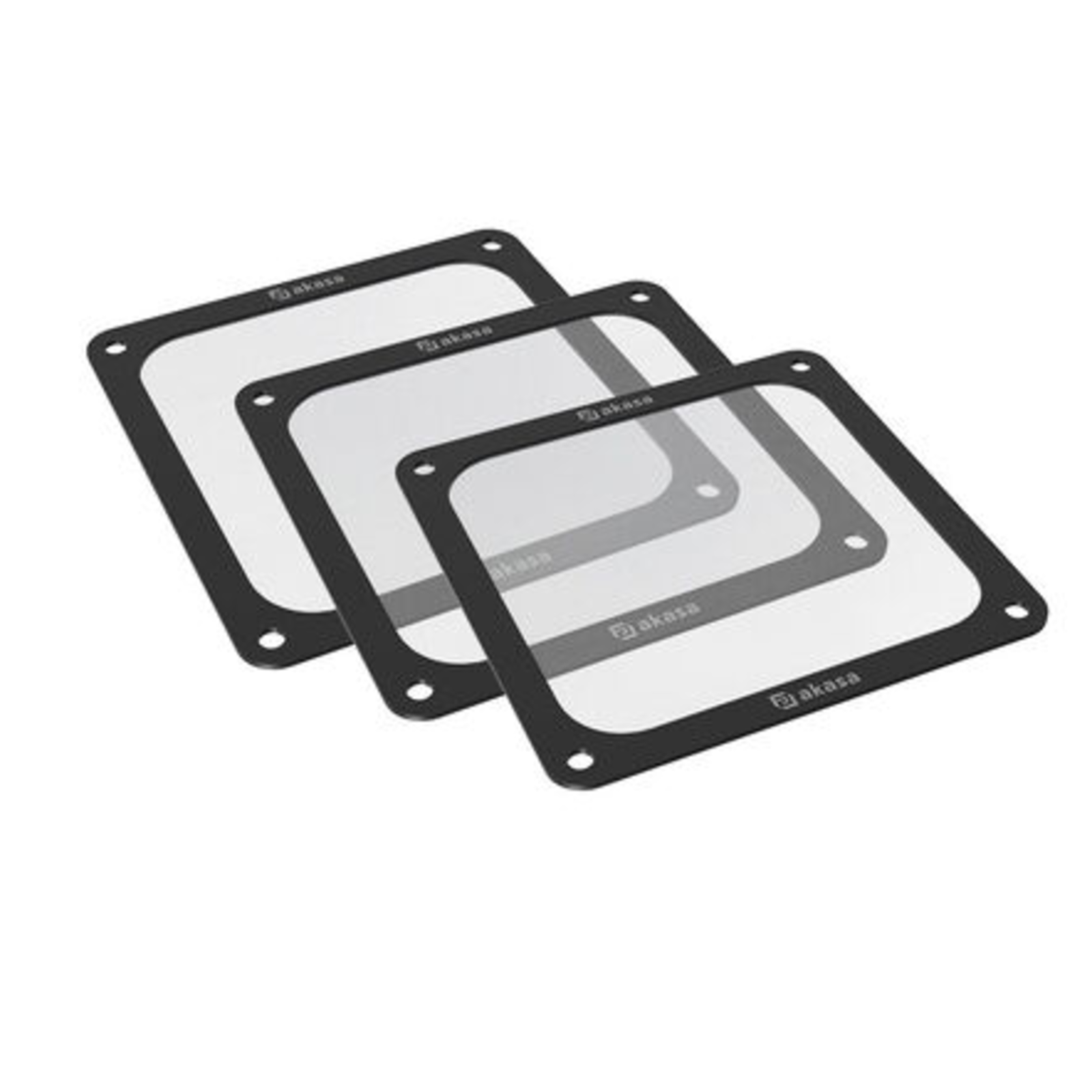Akasa GRM12-M01-BKT3 PC Fan Grille with Filter 120 X 120 Mm 3 Pcs.