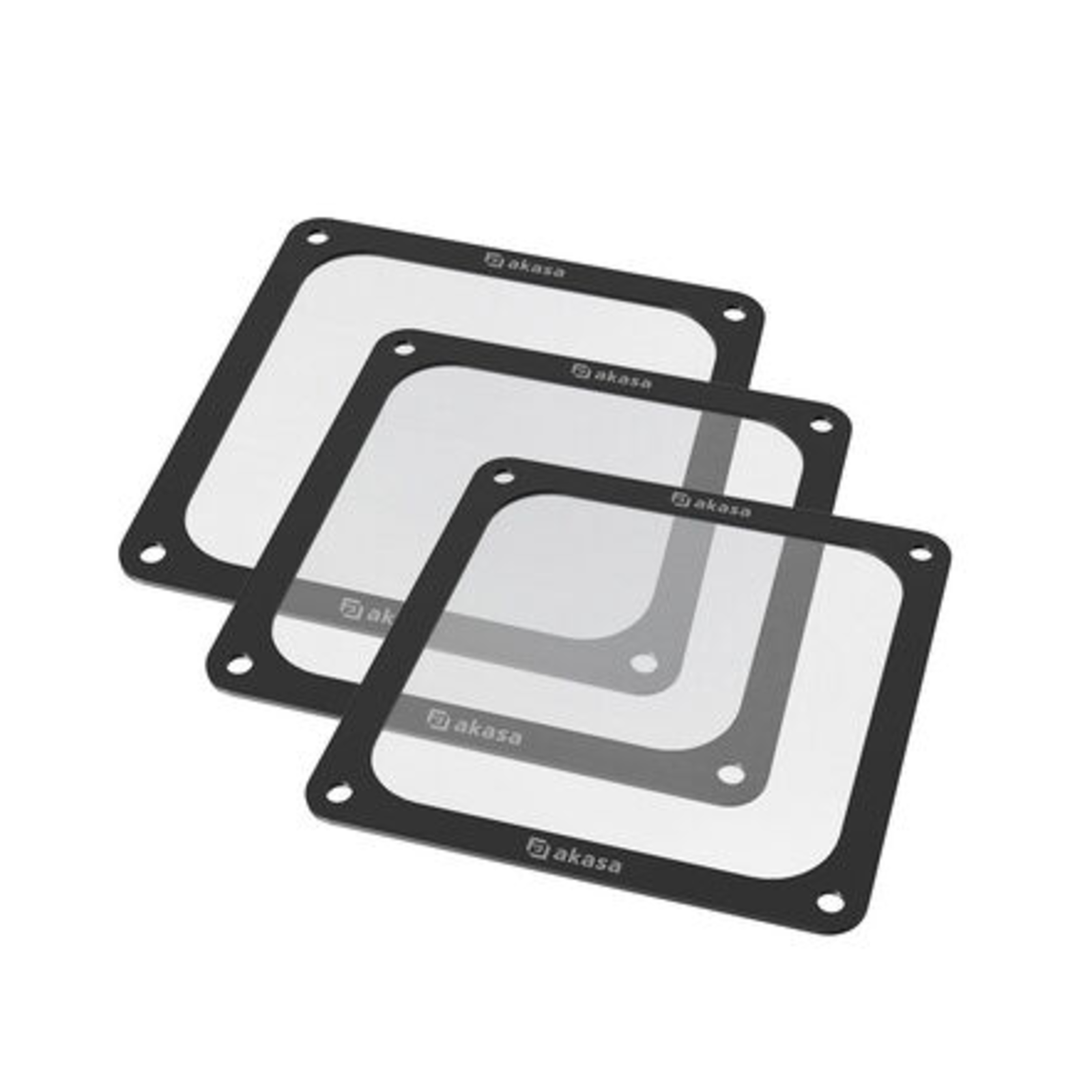 Akasa GRM12-M01-BKT3 PC Fan Grille with Filter 120 X 120 Mm 3 Pcs.