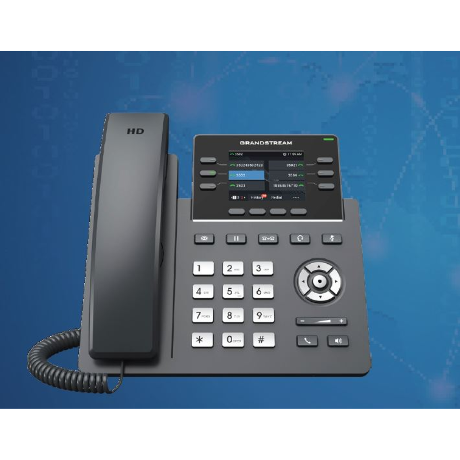Grandstream Networks GRP2613W VoIP Telephone with Caller ID/call Waiting Function IEEE 802.11a/b/g