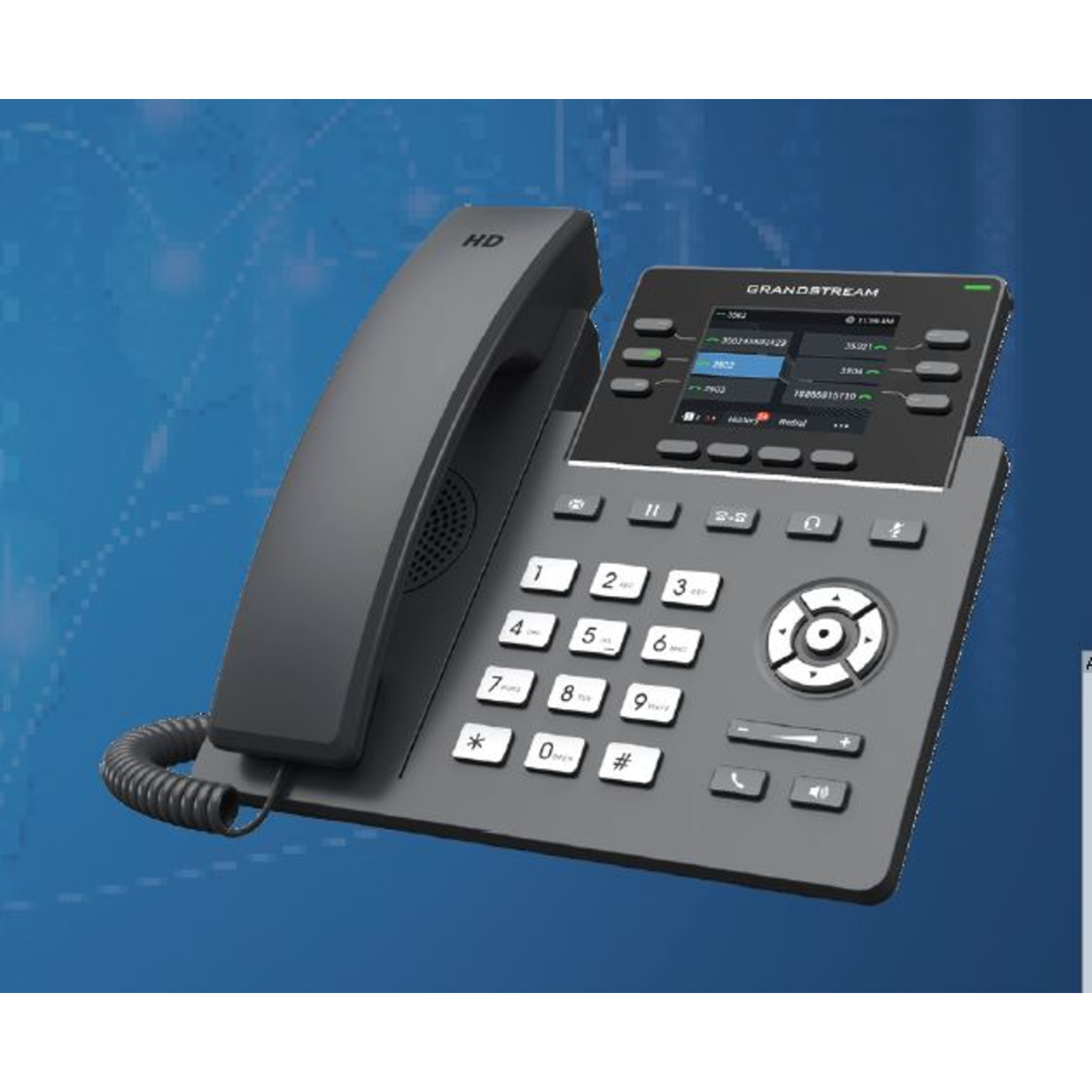 Grandstream Networks GRP2613W VoIP Telephone with Caller ID/call Waiting Function IEEE 802.11a/b/g
