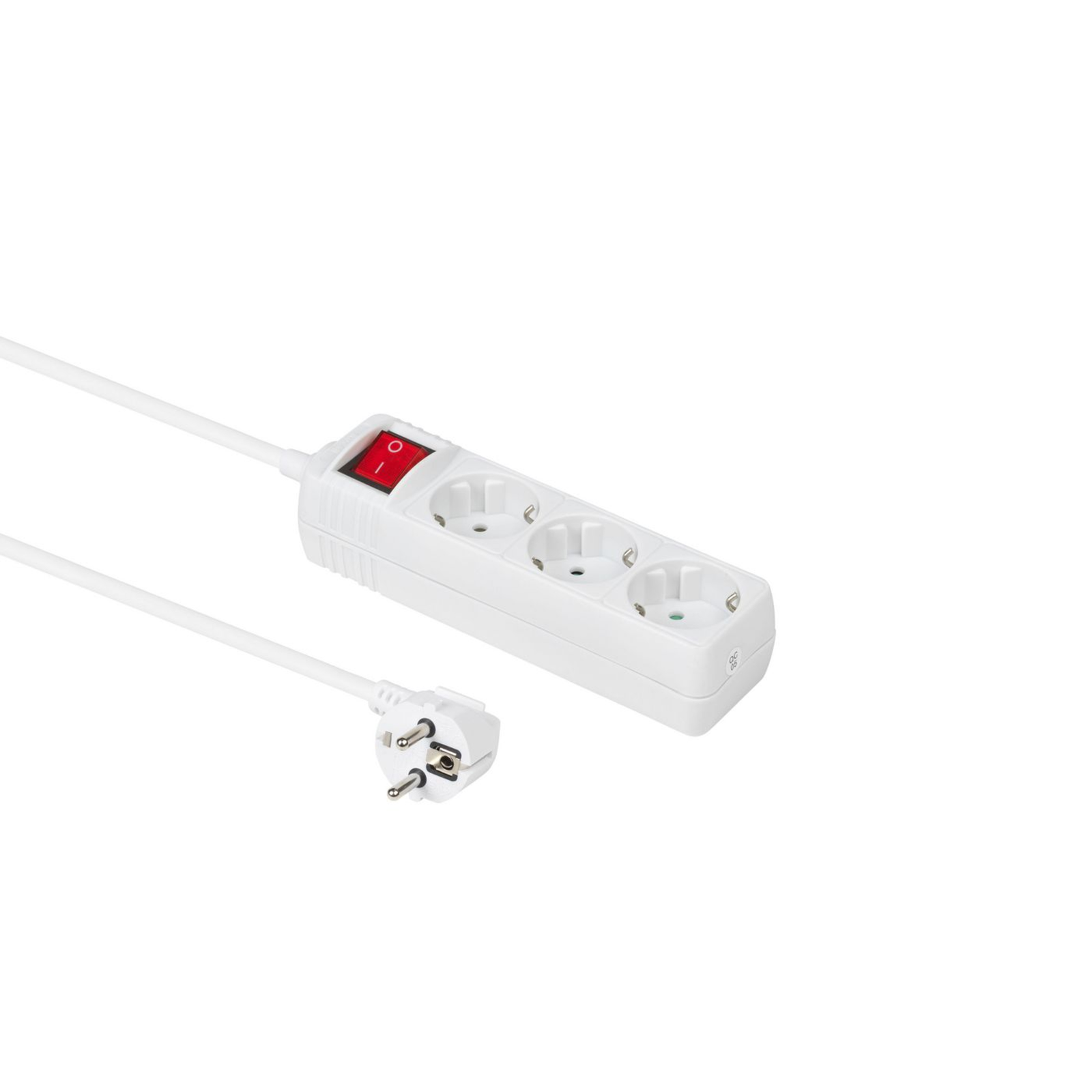 Micro Connect 3-way Schuko Socket 5m On/off Switch