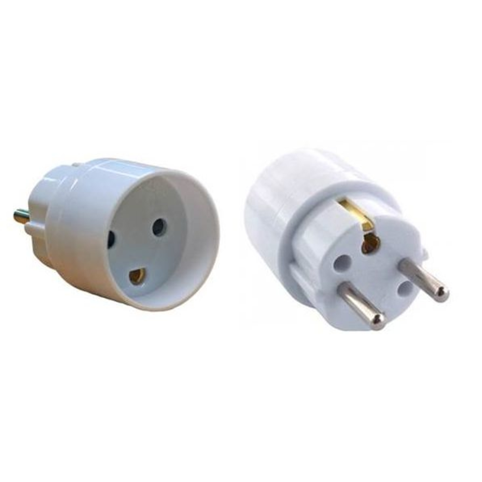 Micro Connect Power Plug Converter DK to Schuko F-M 230V 16A