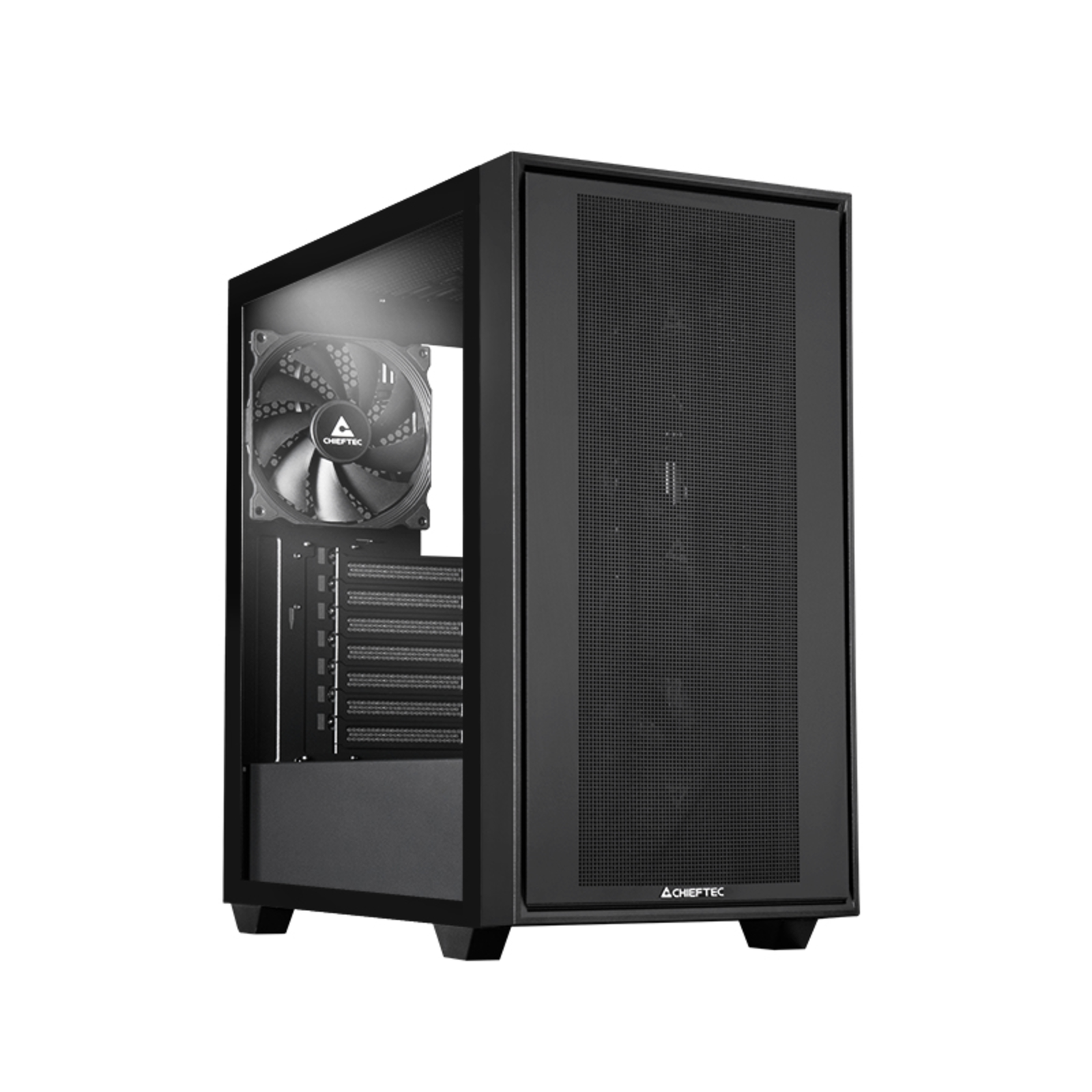 Chieftec Night Hunter Mid Tower ATX Case with Glass Panel (Black)
