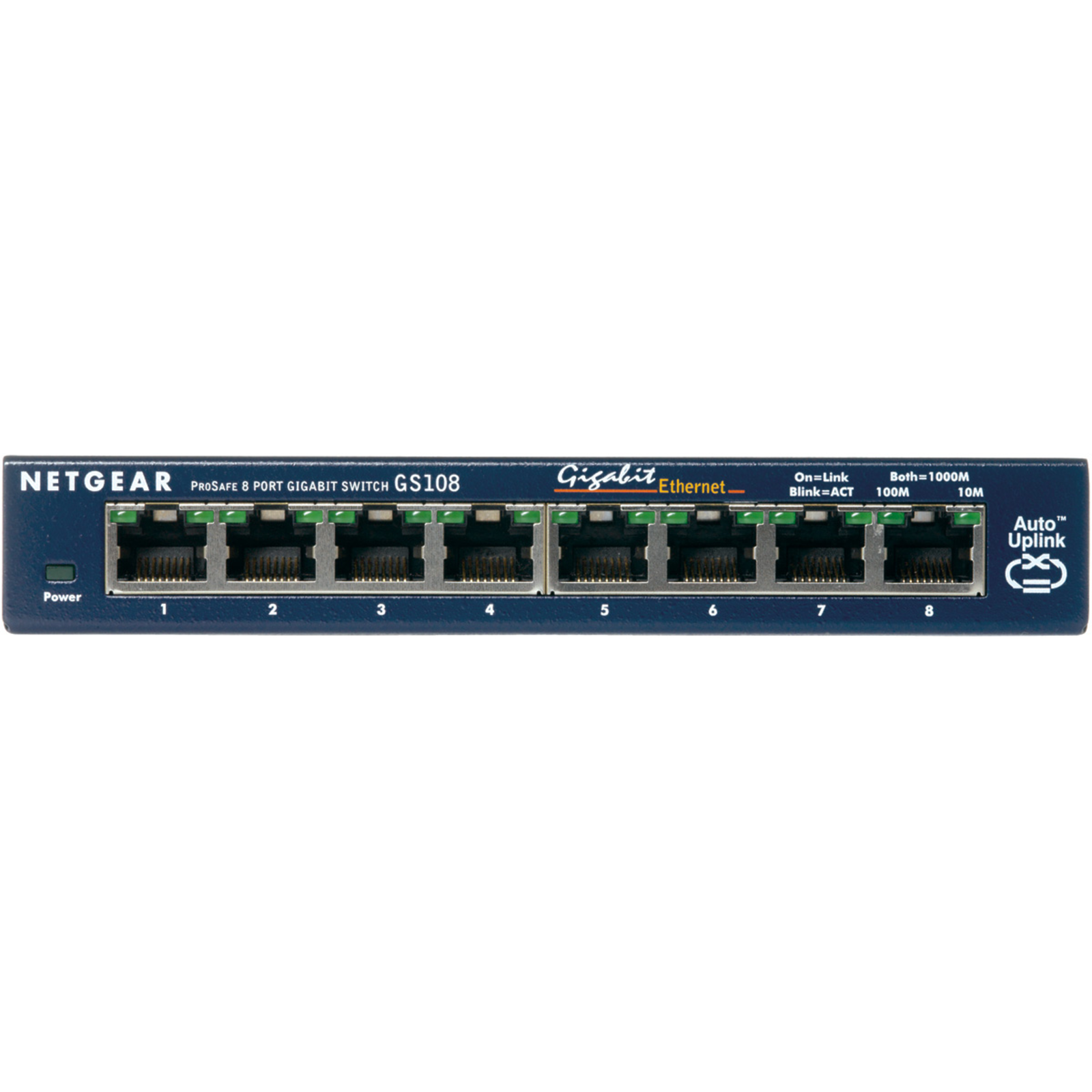 NETGEAR GS108 Switch 8-Ports Gigabit